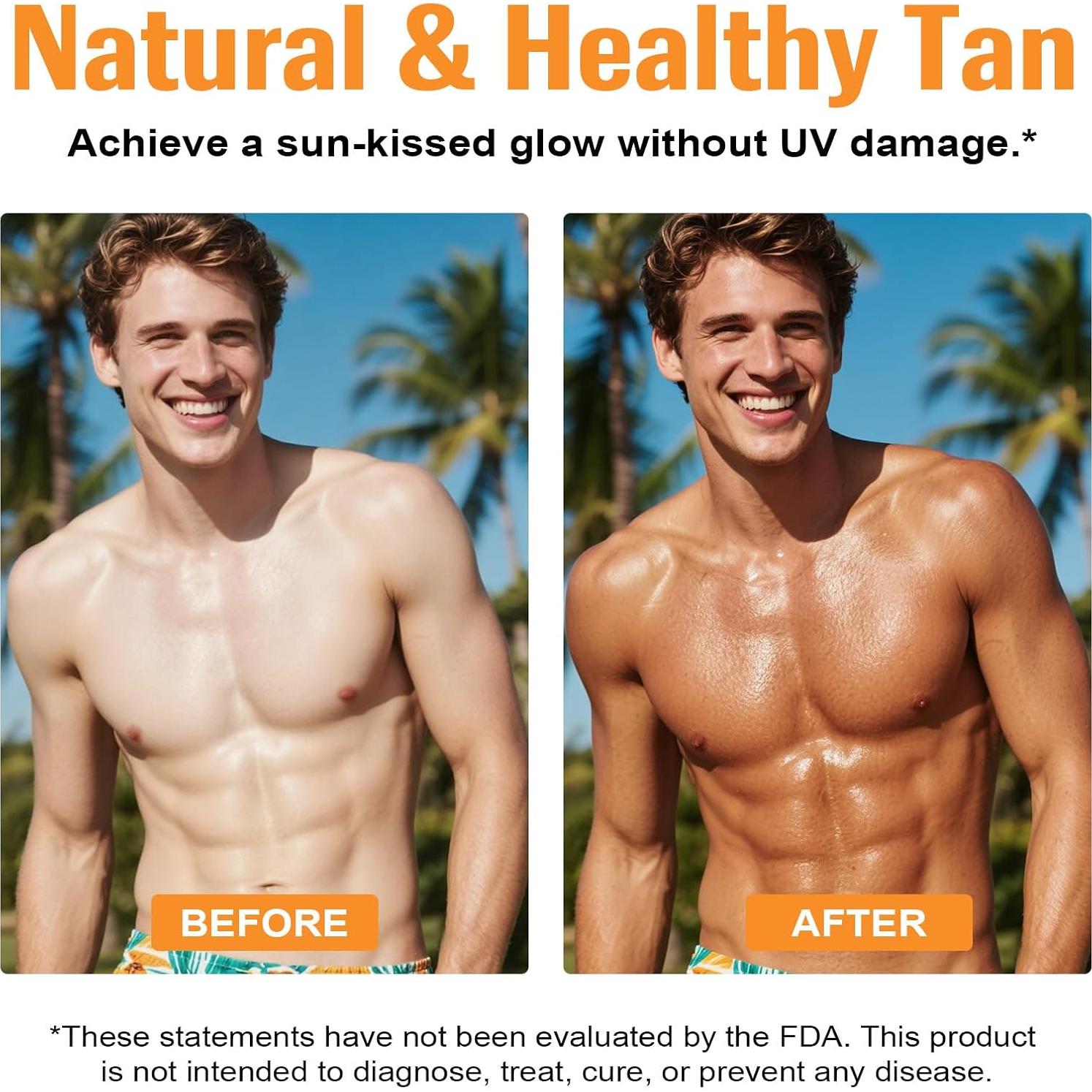 Gomitas Bronceadoras Veganas IWKDIJ con Licopeno y Beta Caroteno - 60 Unidades