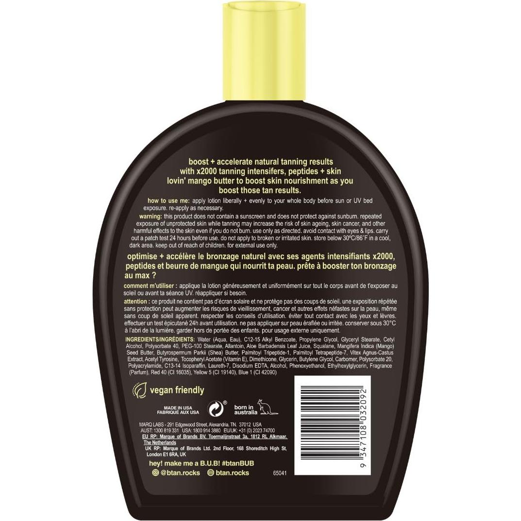 Loción Bronceadora UV Oscura b.tan - 355 ml, Acelerador de Bronceado