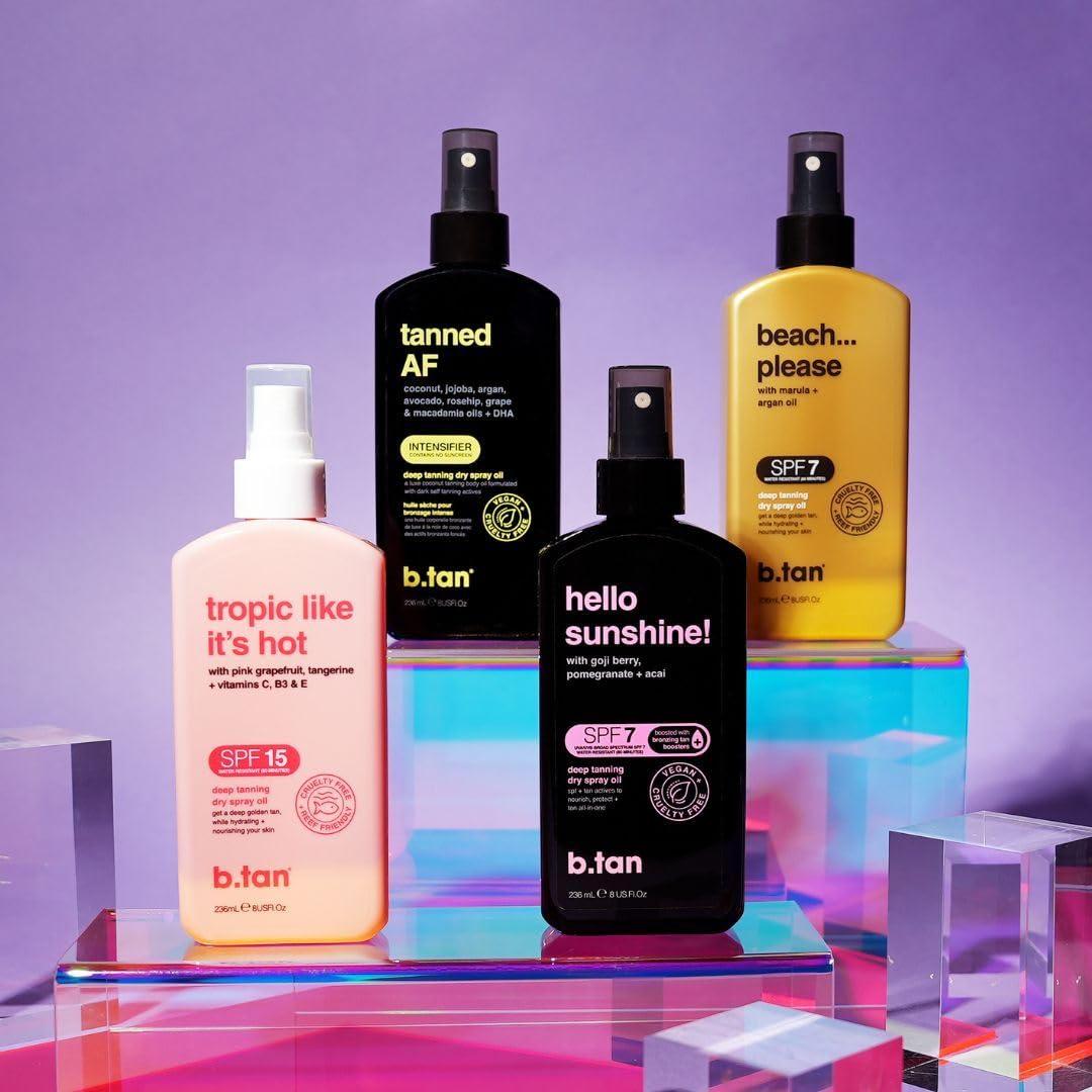 Loción Bronceadora UV Oscura b.tan - 355 ml, Acelerador de Bronceado