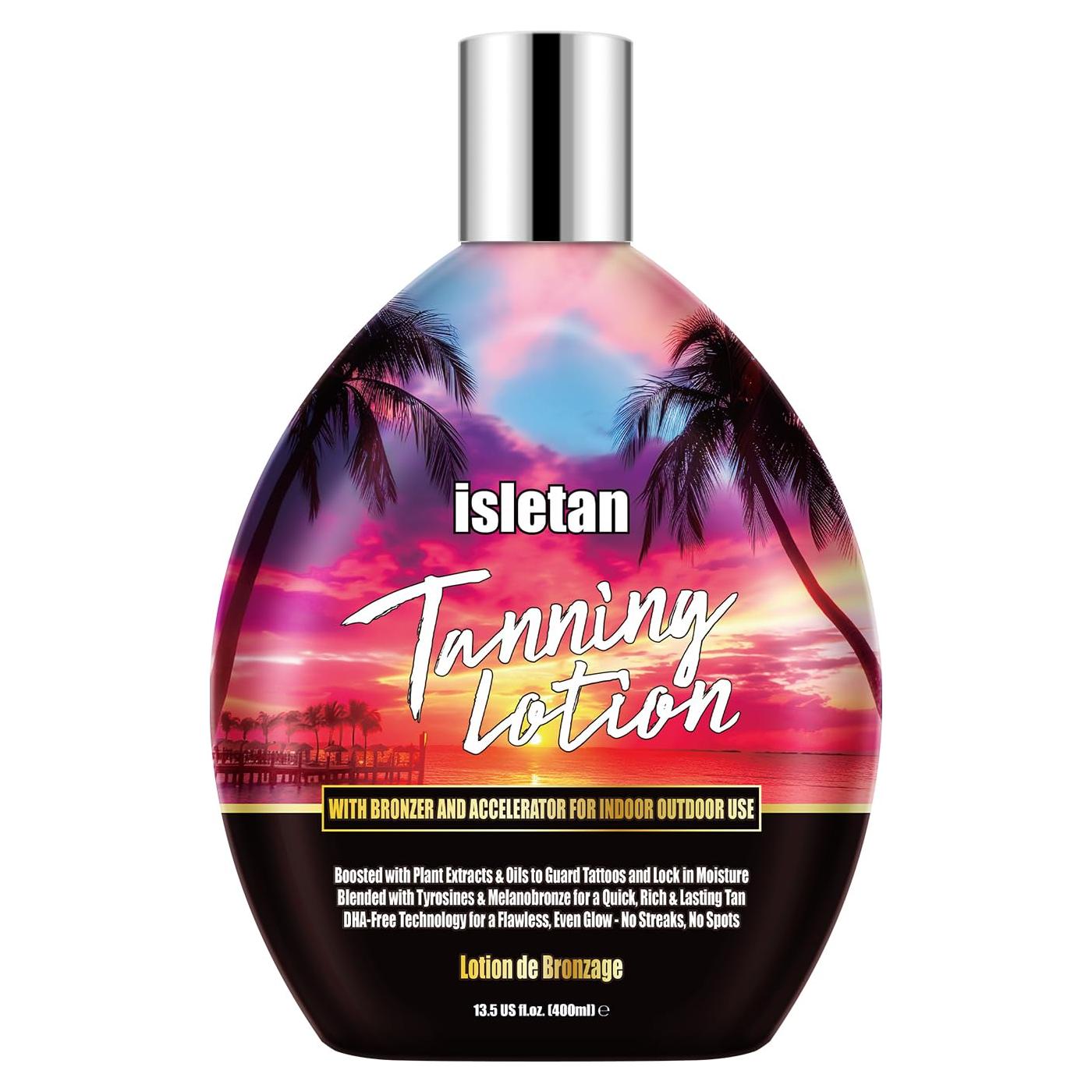 Loción bronceadora Isletan 400ml para bronceado interior y exterior