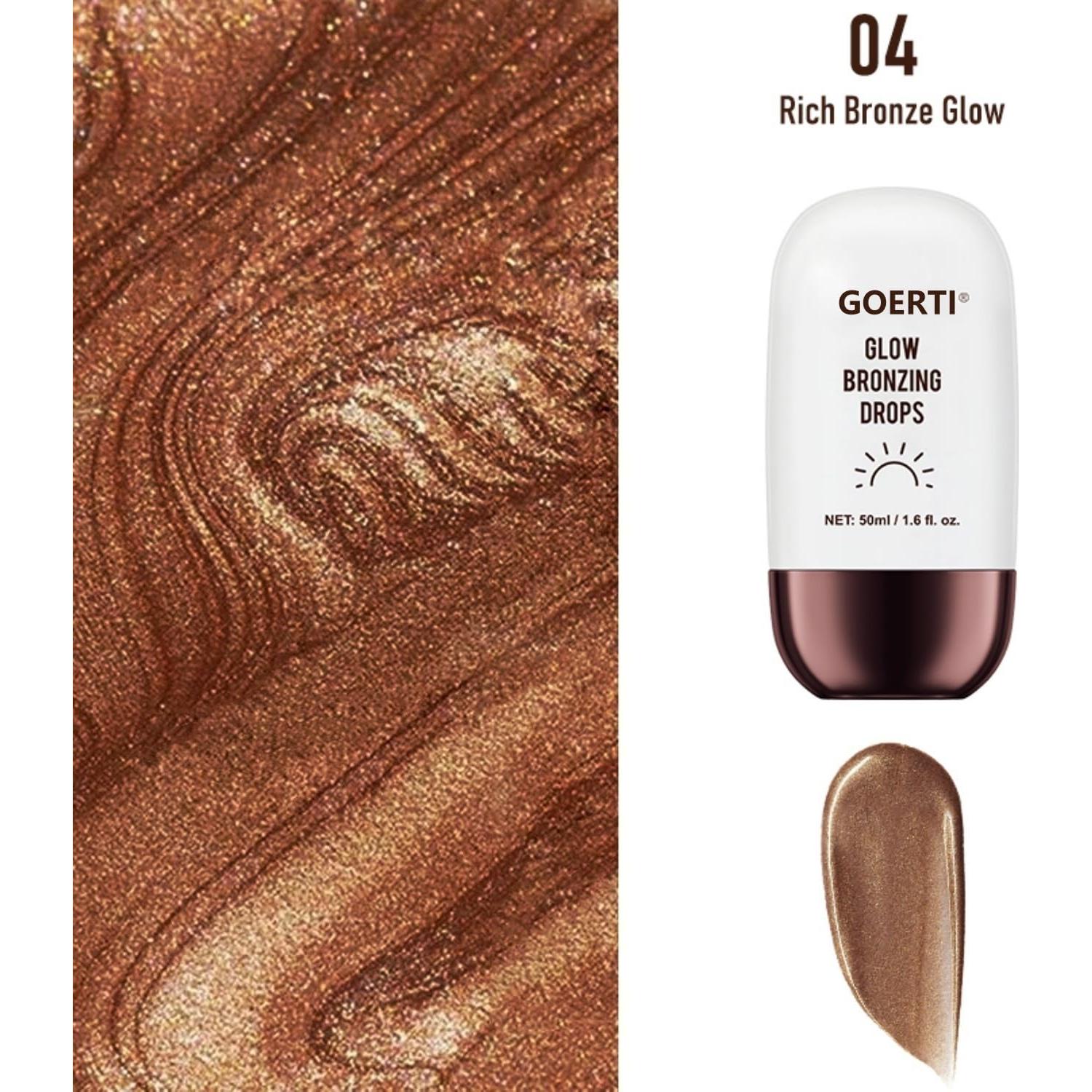 Aceite Brillante Corporal Goerti 50ml - Iluminador Bronceado