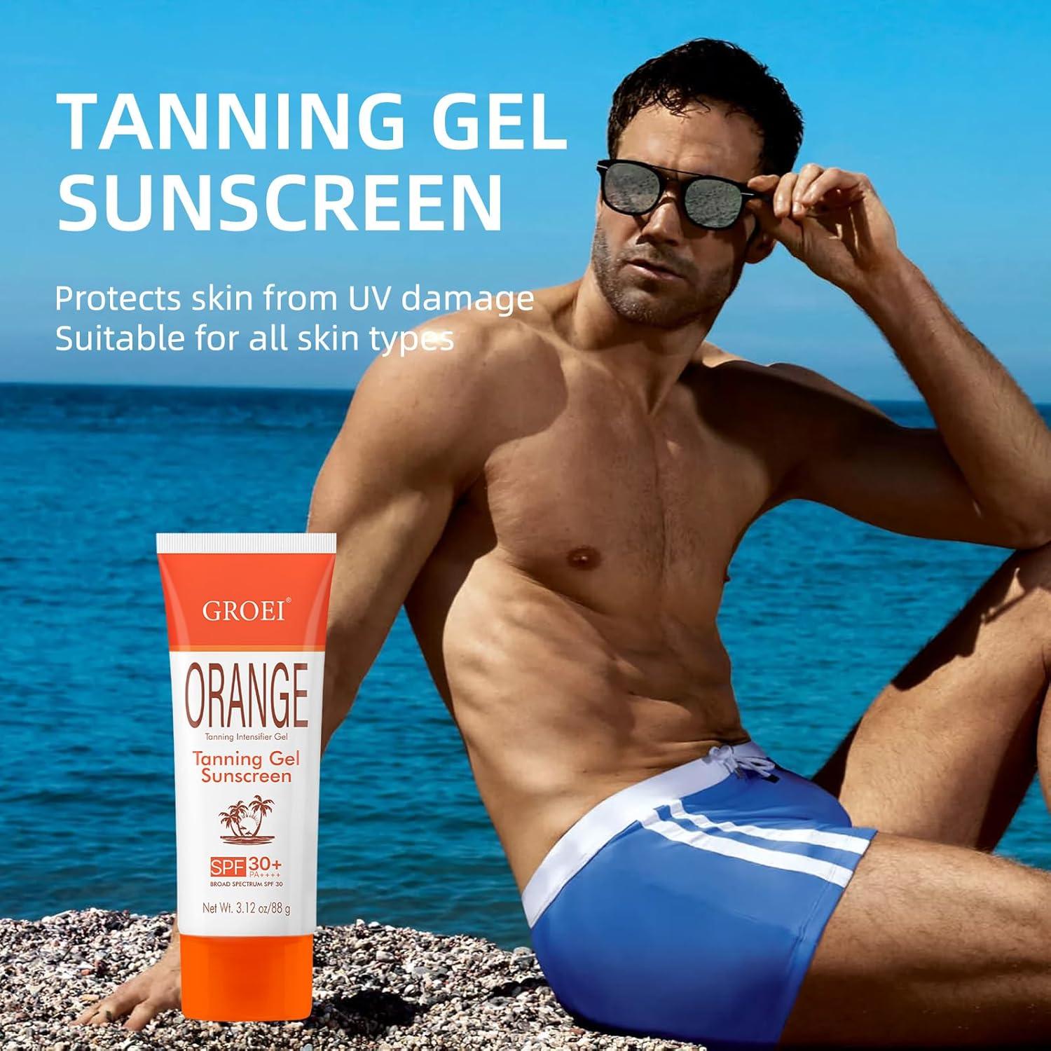 Gel Bronceador SPF 30 PobbQing - Protector Solar Hidratante 88.5 g