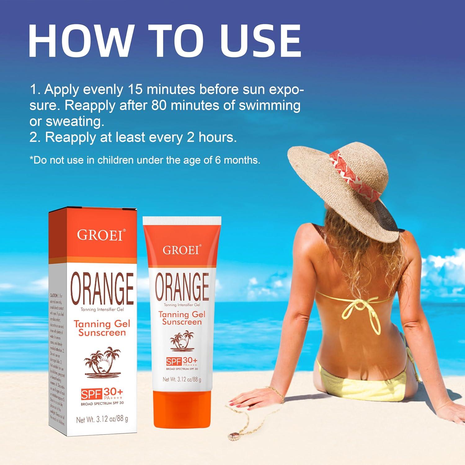 Gel Bronceador SPF 30 PobbQing - Protector Solar Hidratante 88.5 g