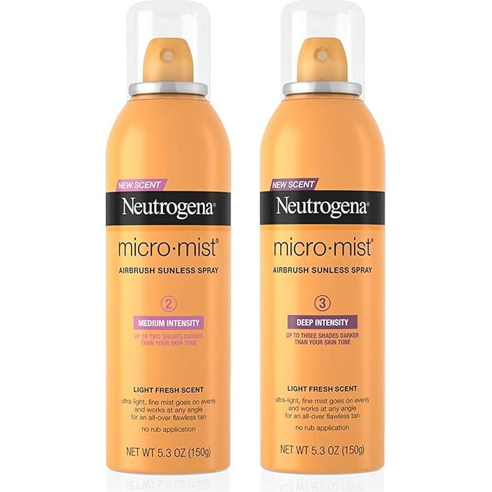Spray Bronceador Sin Sol Neutrogena Micromist 150 g Intensidad Media