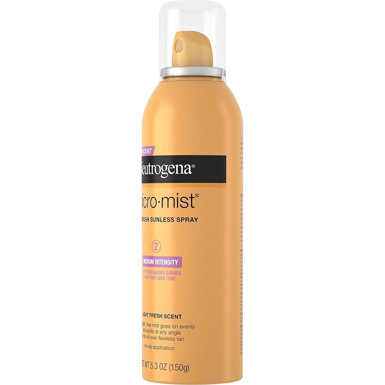 Spray Bronceador Sin Sol Neutrogena Micromist 150 g Intensidad Media