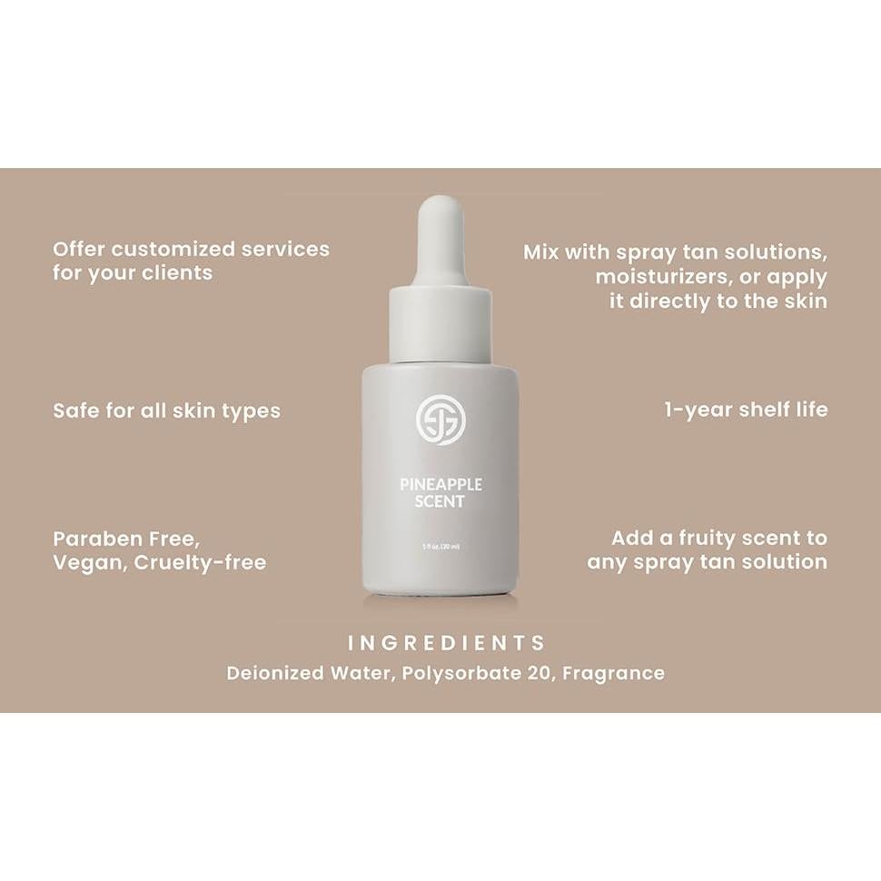 SJOLIE Aditivo Bronceador Sin Sol Piña 28.35g - Aroma Tropical