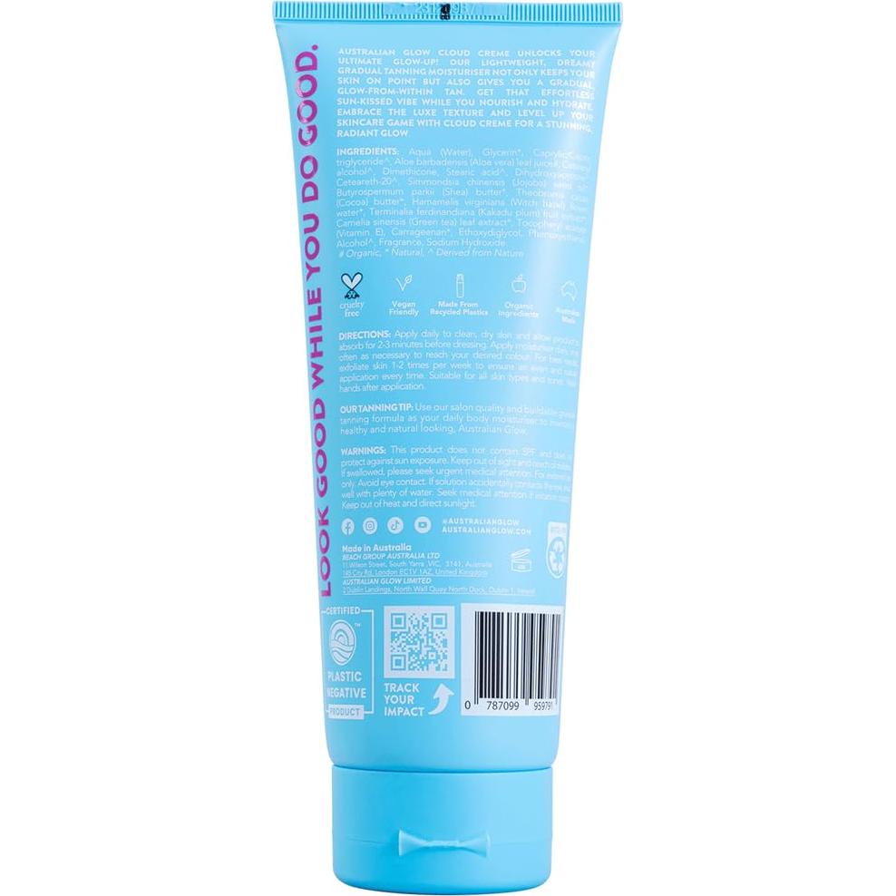 Loción Bronceadora Gradual Australian Glow 200ml con Colágeno