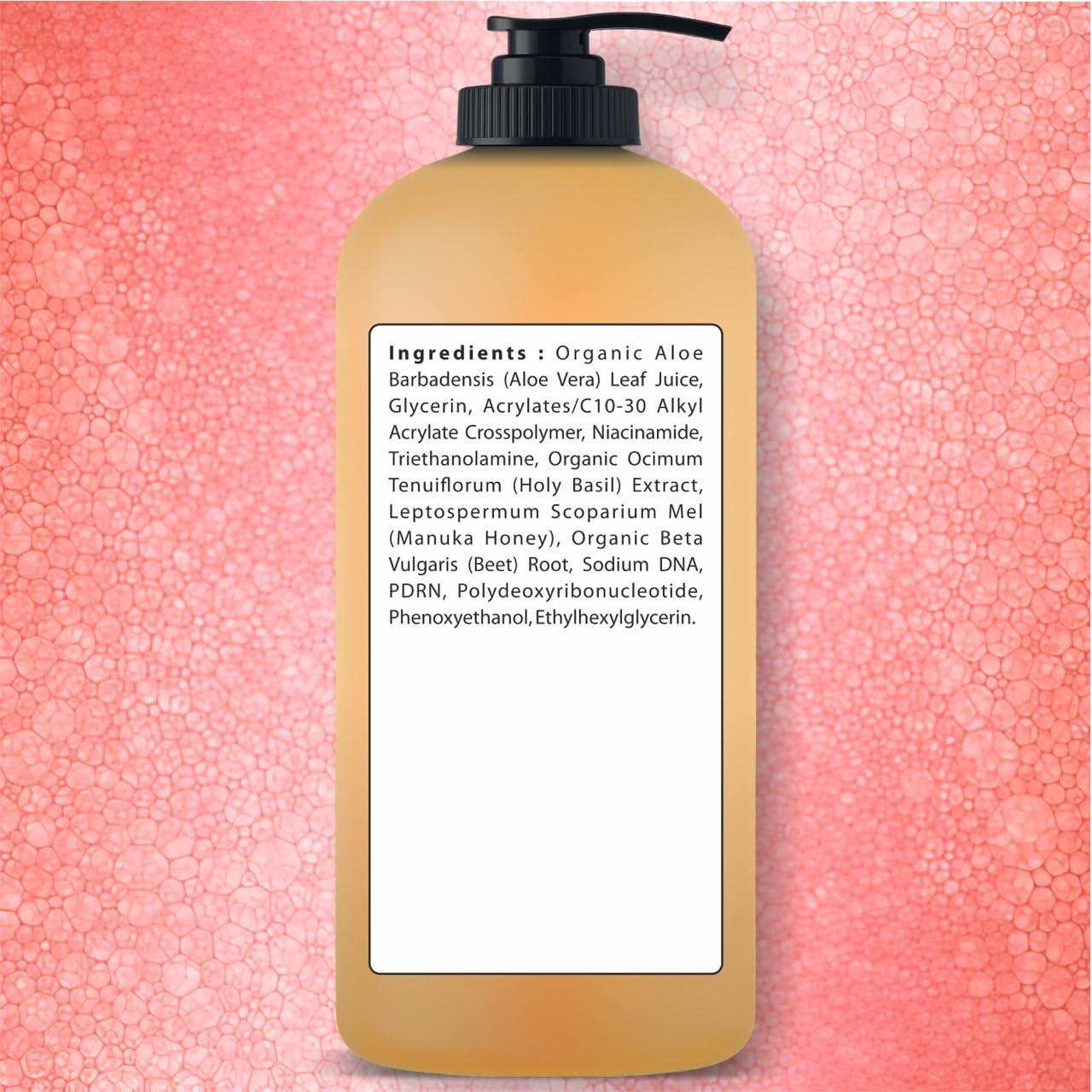 Gel de Aloe Vera Orgánico Puro Being Naturals 500ml Hidratante