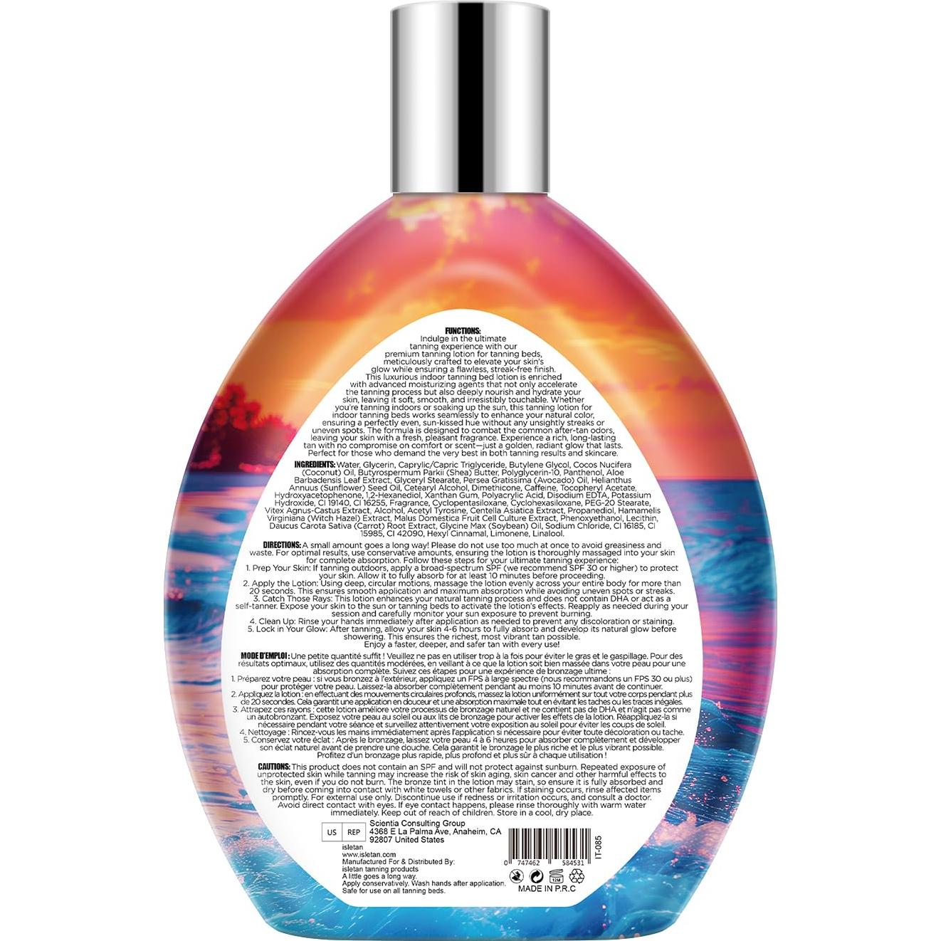 Loción Aceleradora de Bronceado Isletan 399.5 ml