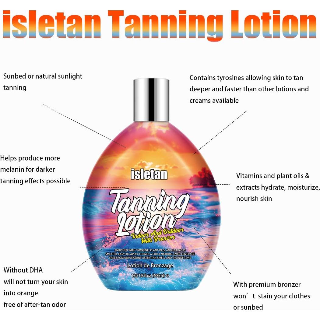 Loción Aceleradora de Bronceado Isletan 399.5 ml