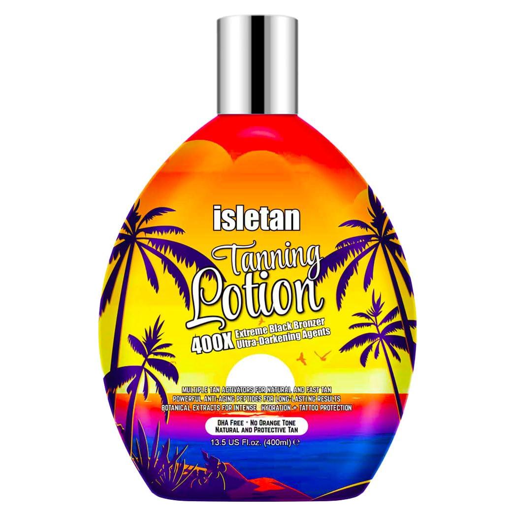 Loción bronceadora Isletan 382.7g para camas de bronceado