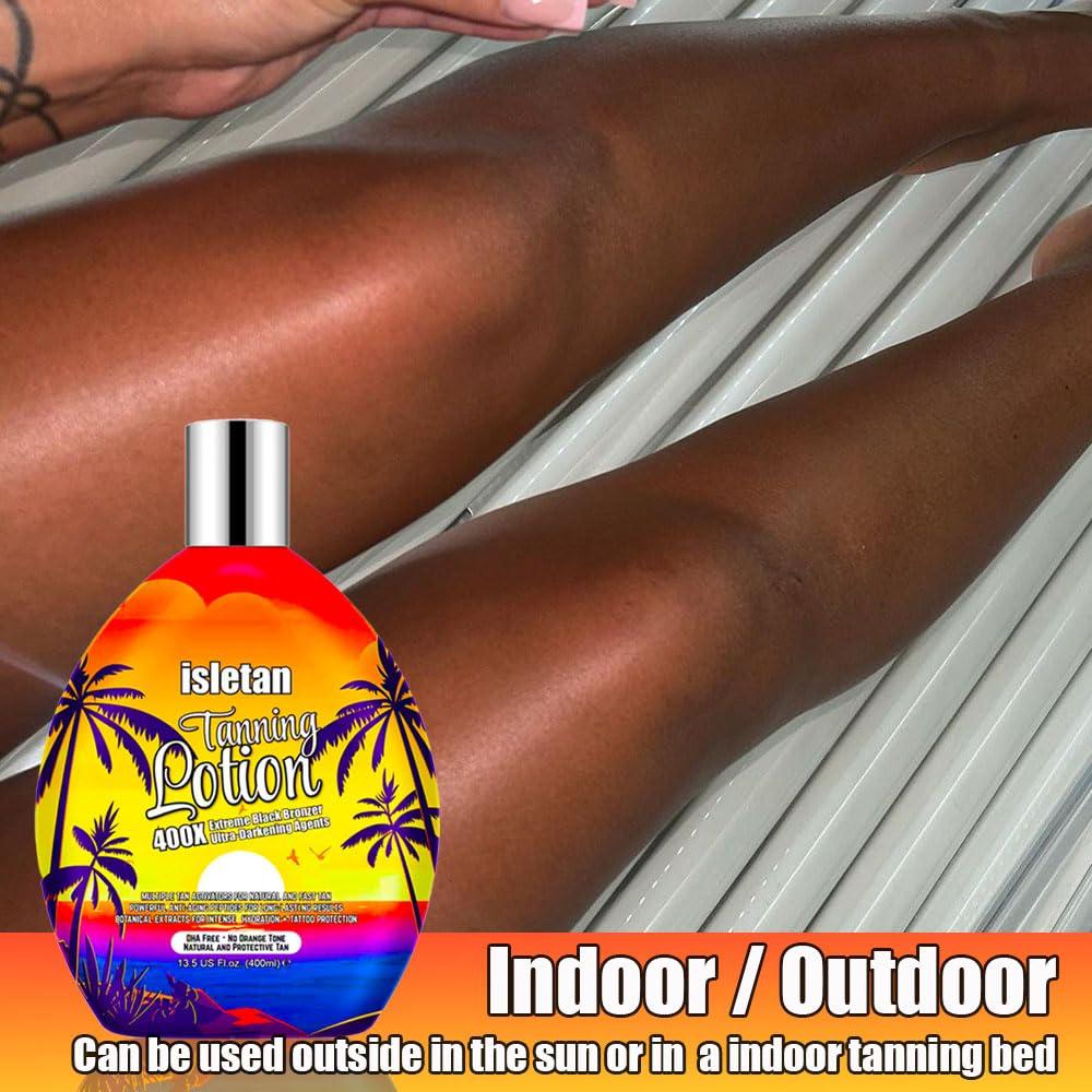 Loción bronceadora Isletan 382.7g para camas de bronceado