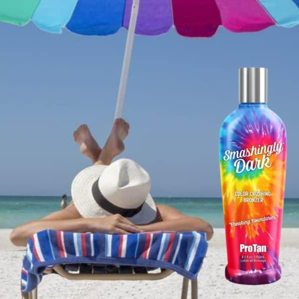 Bronceador DHA ProTan Smashingly Dark 240g con Protección Olores