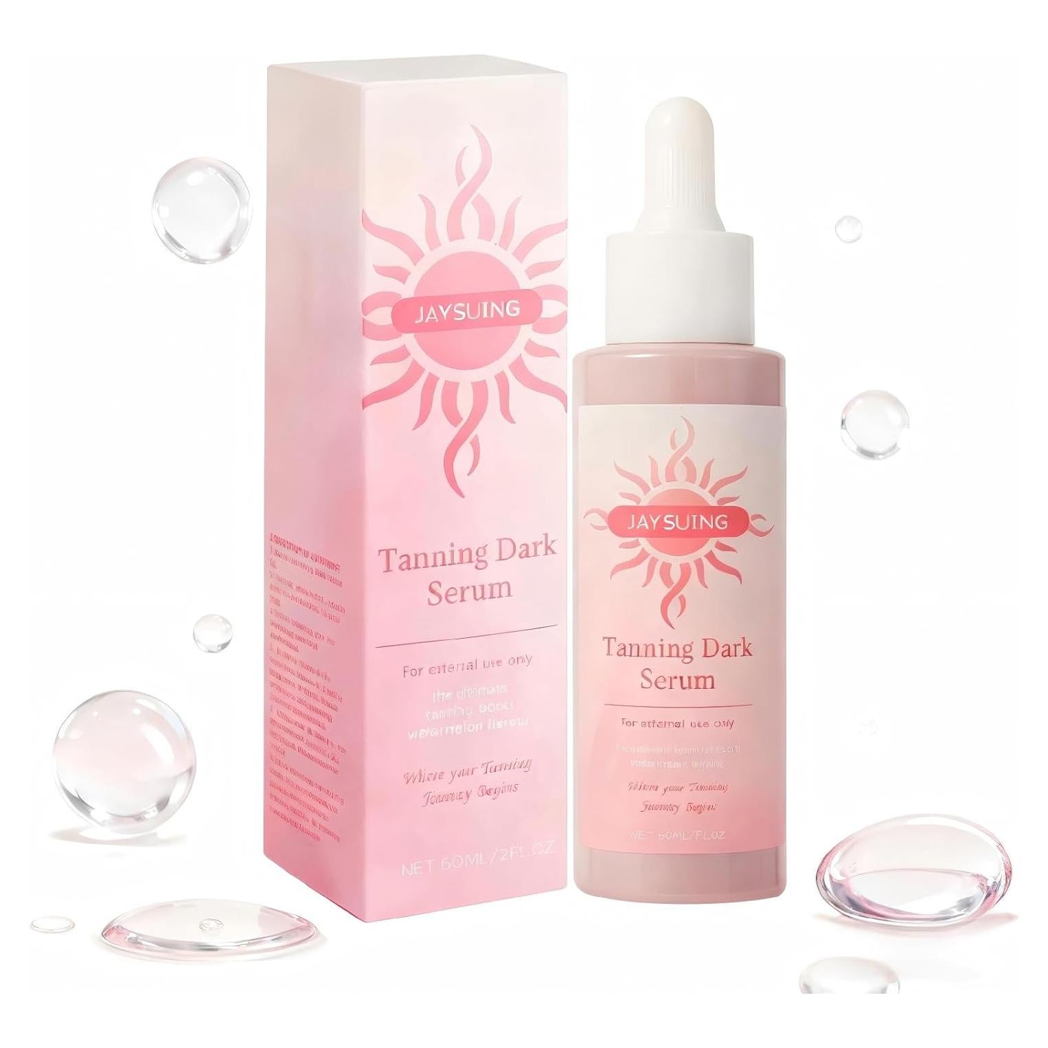 Suero Bronceador ALAOW 60ml - Brillo Natural Sin Rayas