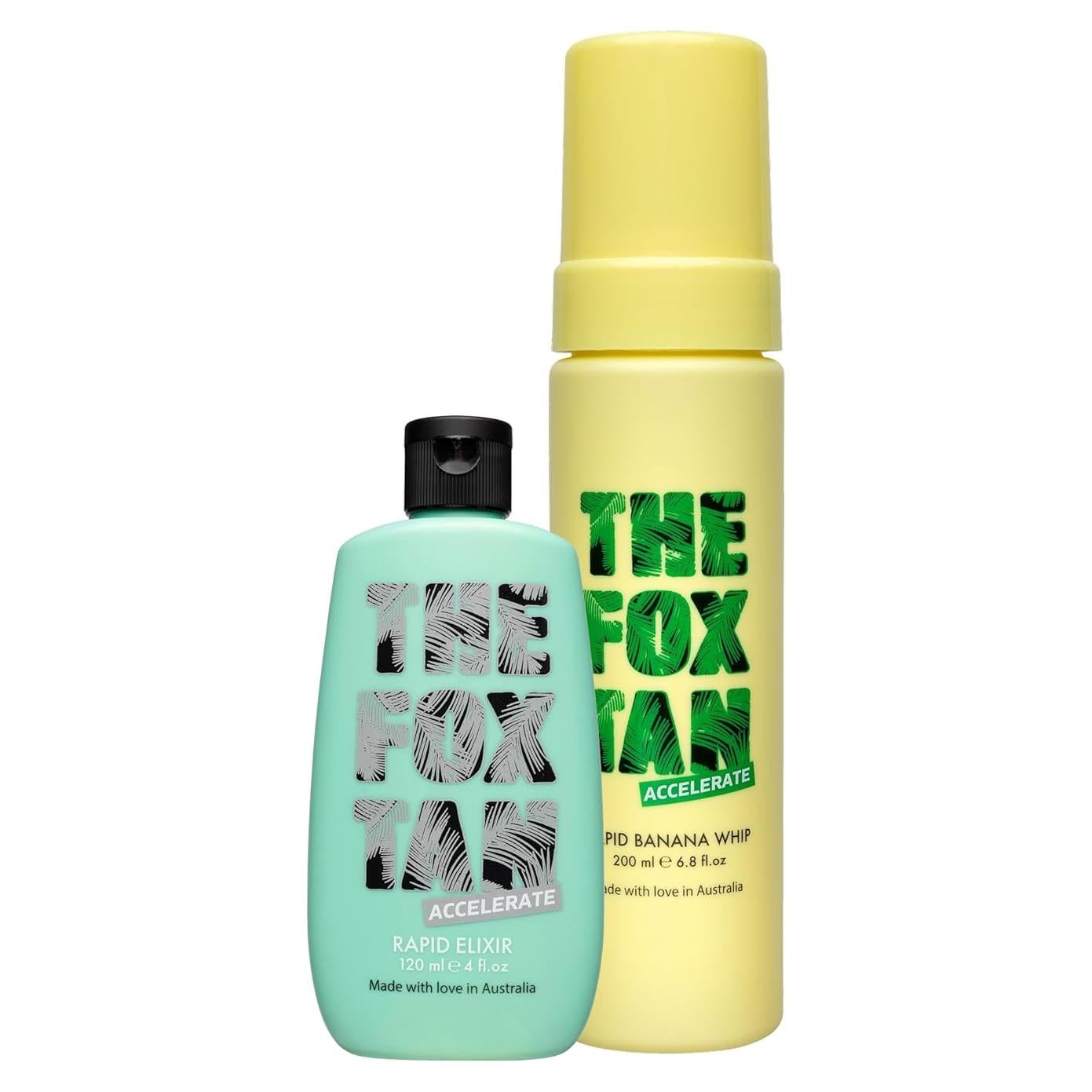 Bronceado Rápido Fox Tan Elixir + Banana Whip 320mL Vegano