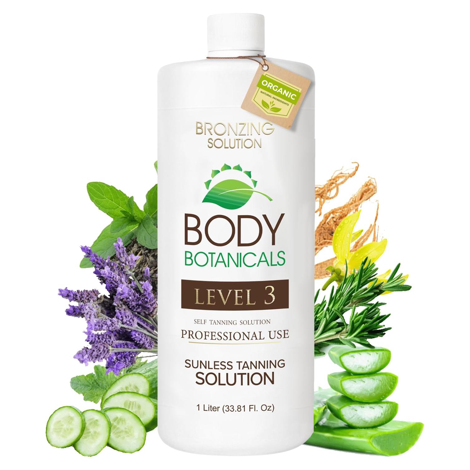 Bronceado sin sol Body Botanicals 1L - Nivel 3 (12% DHA) Spray