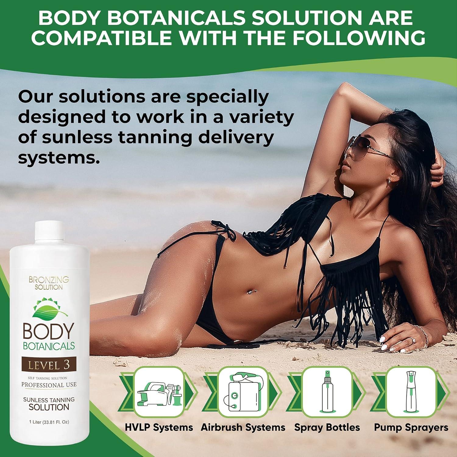 Bronceado sin sol Body Botanicals 1L - Nivel 3 (12% DHA) Spray