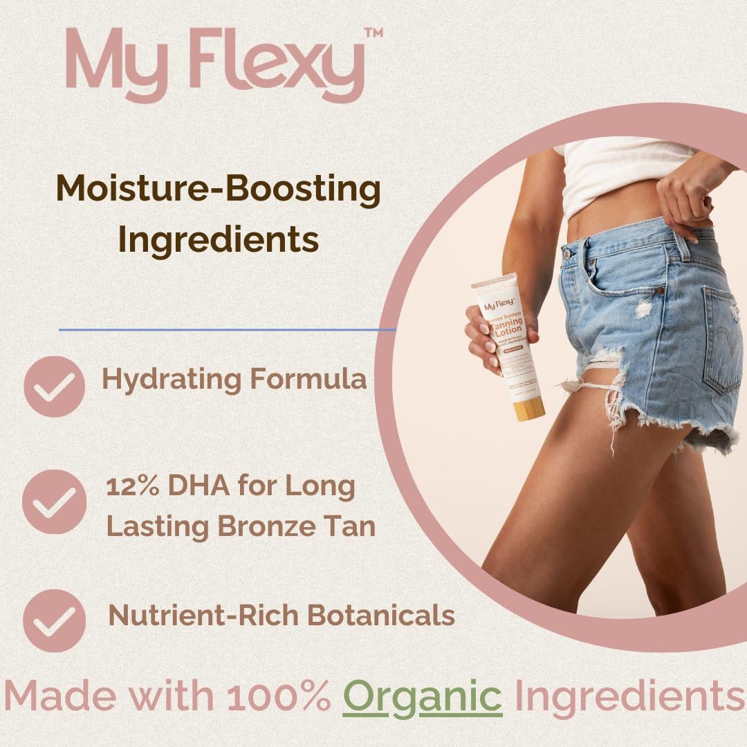 Loción Autobronceadora Orgánica My Flexy 142g - Bronceado Natural