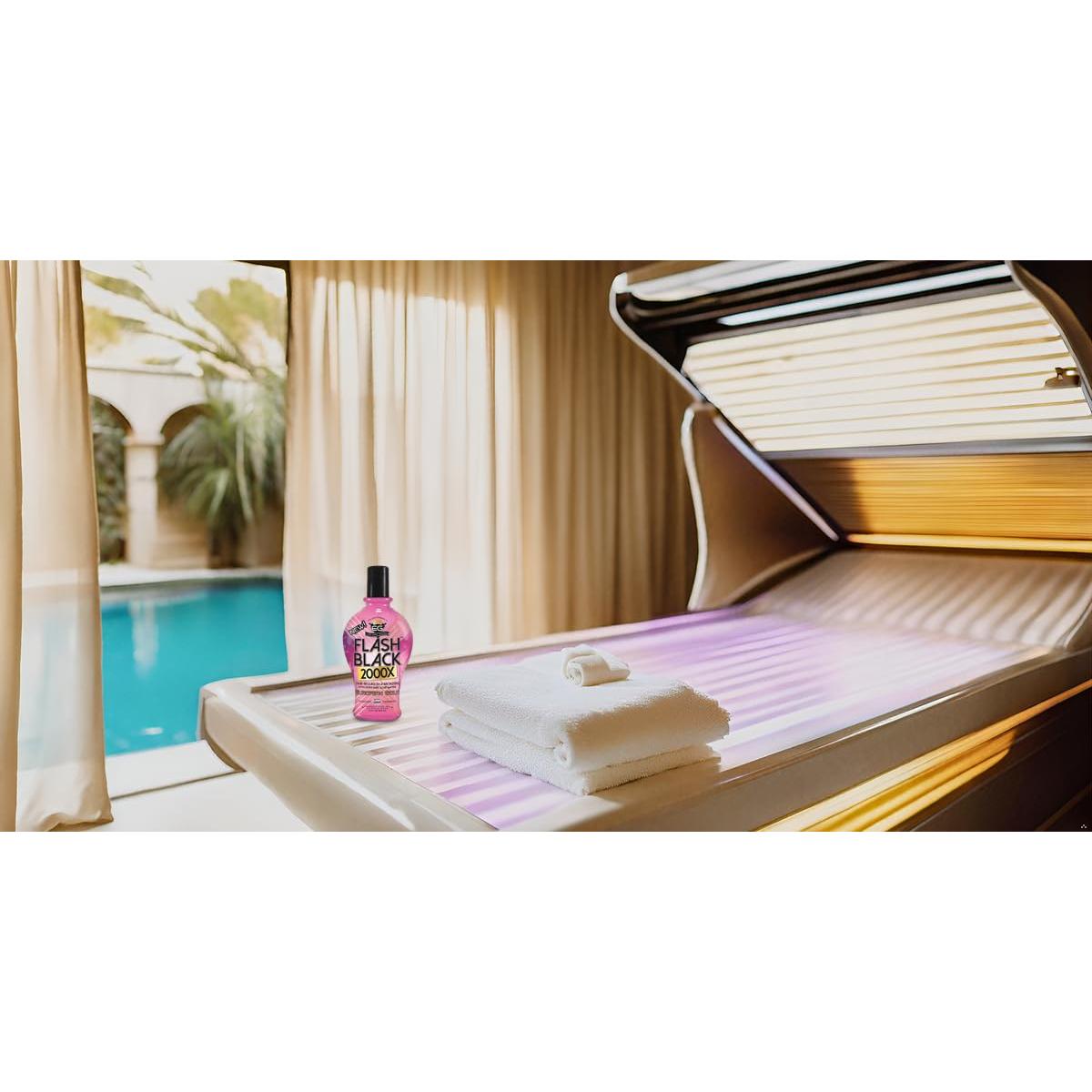 Lotion Bronceadora Interior European Gold Flash Black 2000X 355ml