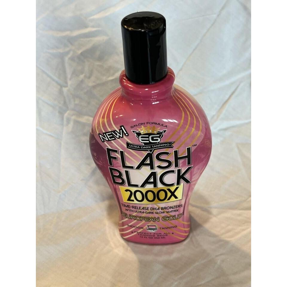 Lotion Bronceadora Interior European Gold Flash Black 2000X 355ml