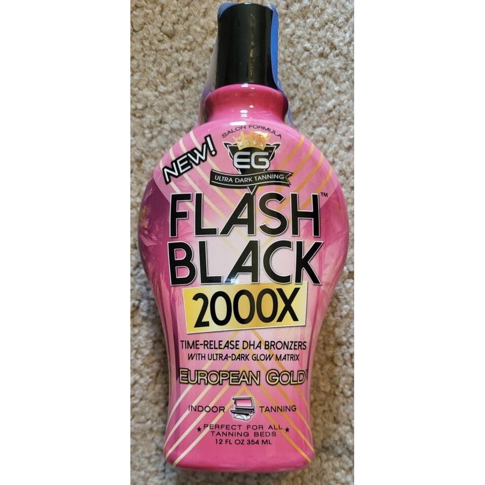 Lotion Bronceadora Interior European Gold Flash Black 2000X 355ml