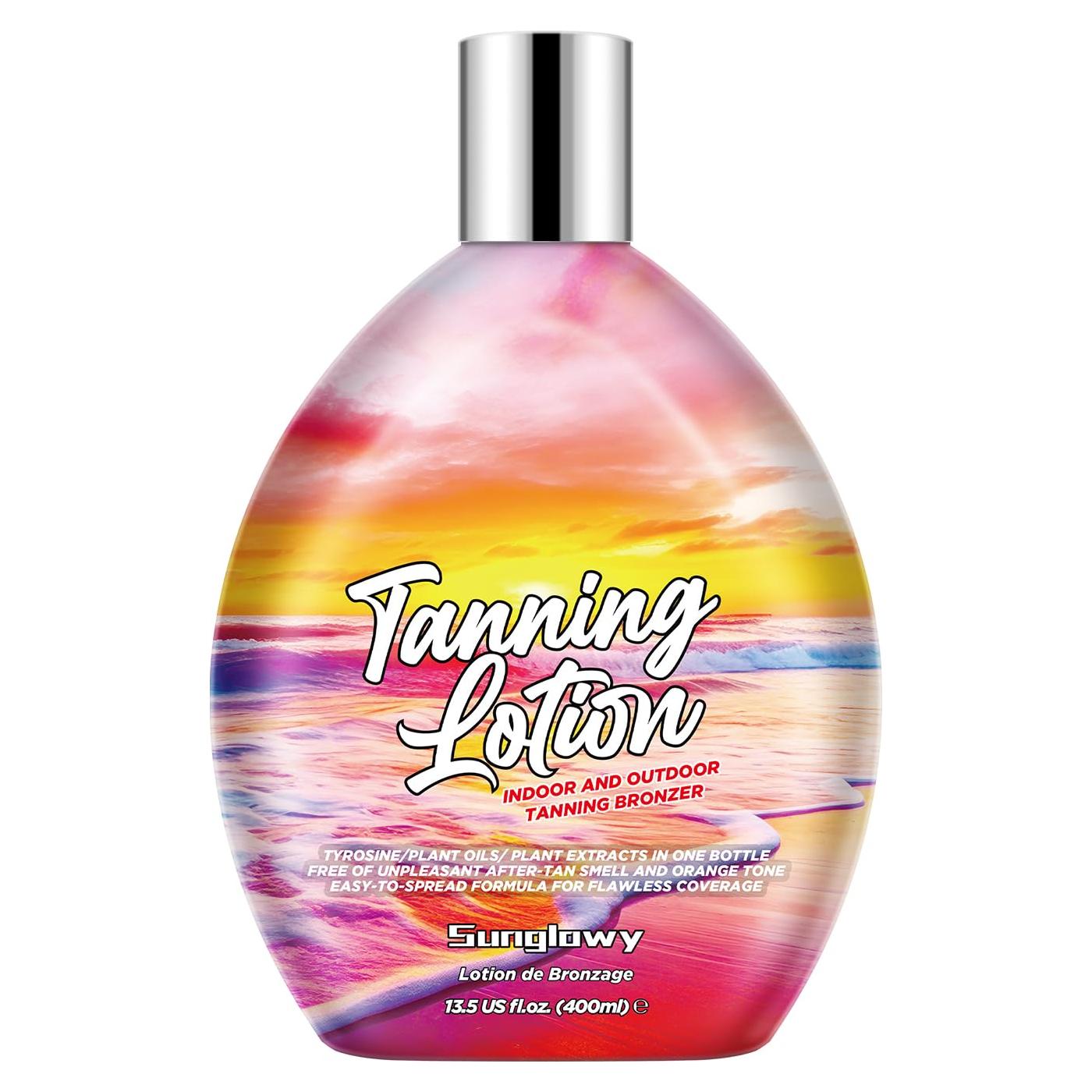 Loción Bronceadora Marrón Sunglowy 382.7ml - Acelerador UV