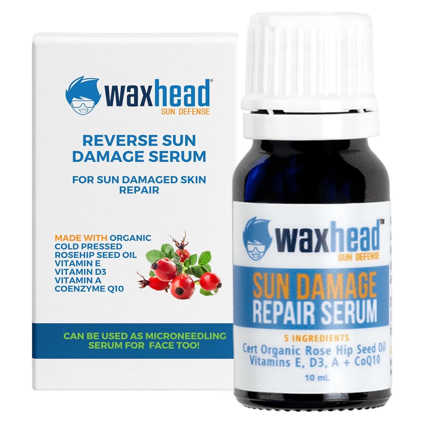 Suero Reparador Waxhead con Rosa Mosqueta y Vitaminas A, E, D3