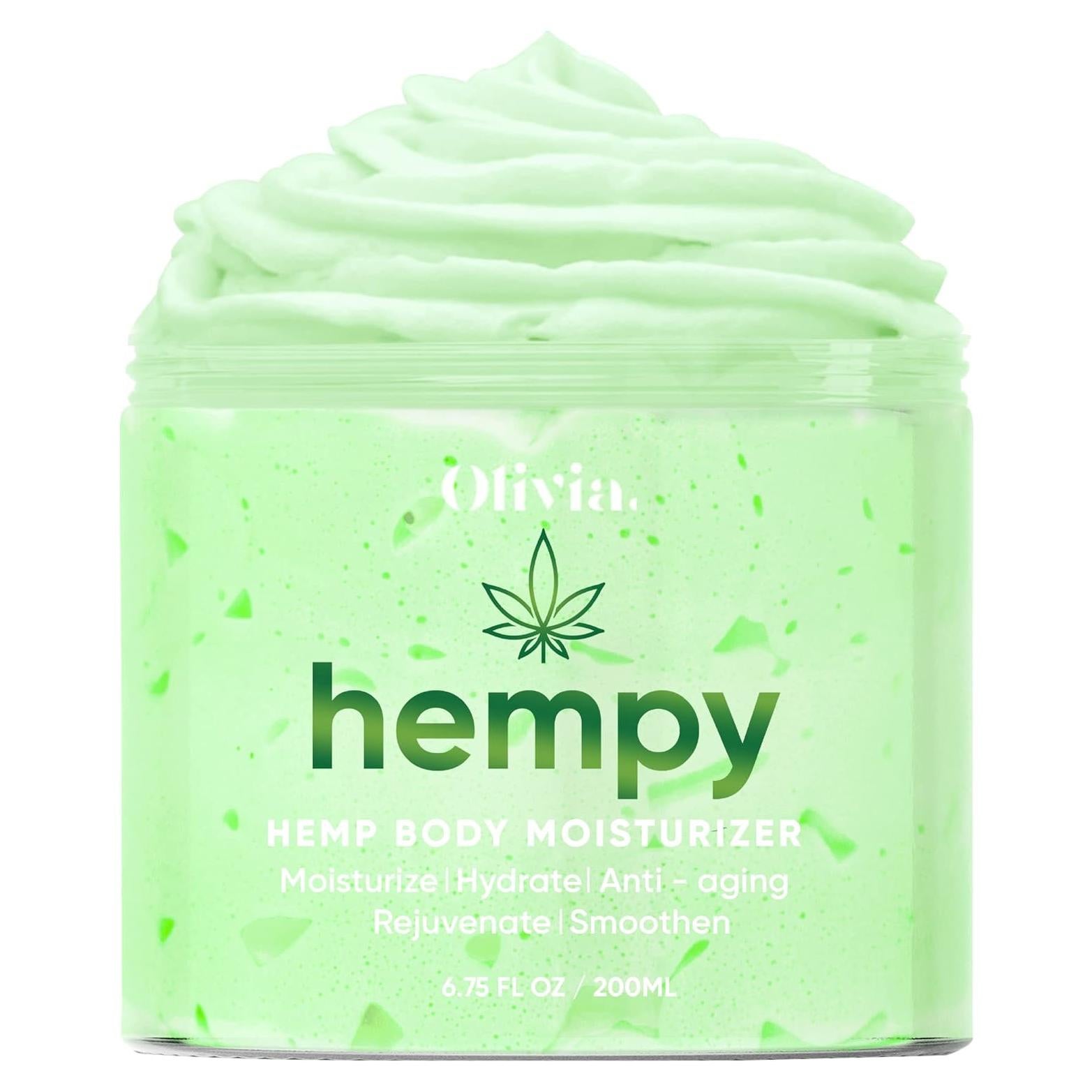 Crema Hidratante Corporal Olivia HEMPY 236.6 ml Piel Seca