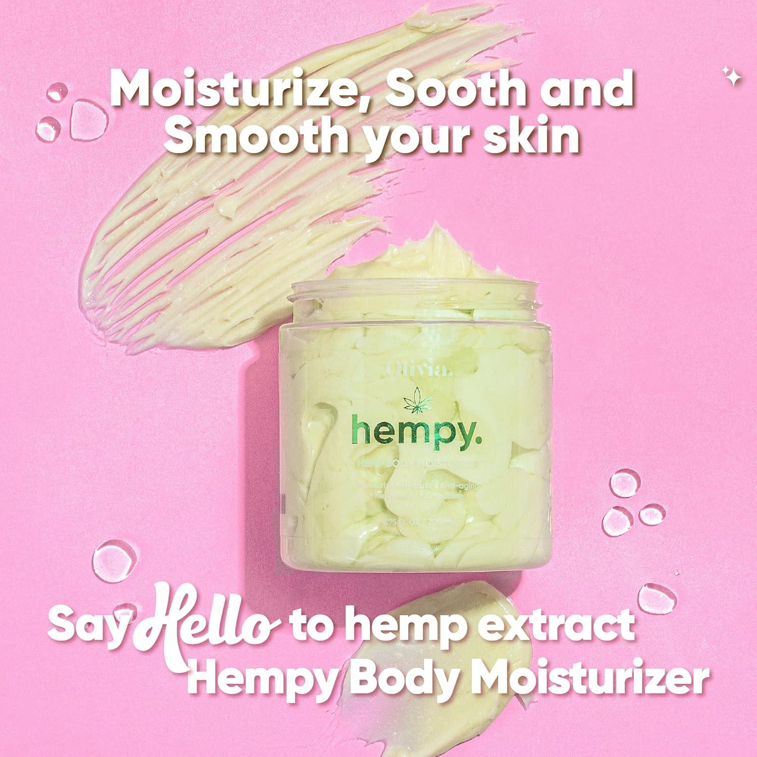 Crema Hidratante Corporal Olivia HEMPY 236.6 ml Piel Seca
