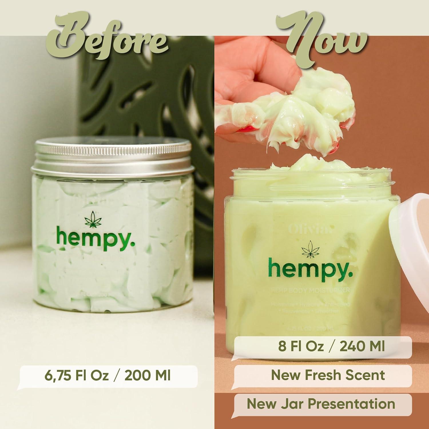 Crema Hidratante Corporal Olivia HEMPY 236.6 ml Piel Seca