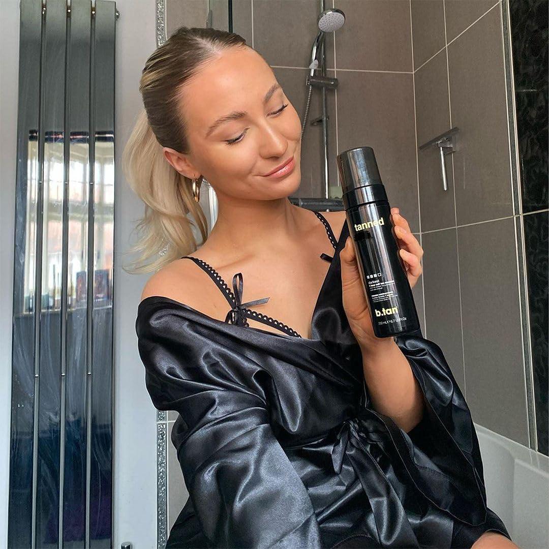 Kit de Autobronceado Oscuro b.tan con Guante Aplicador 1 Hora