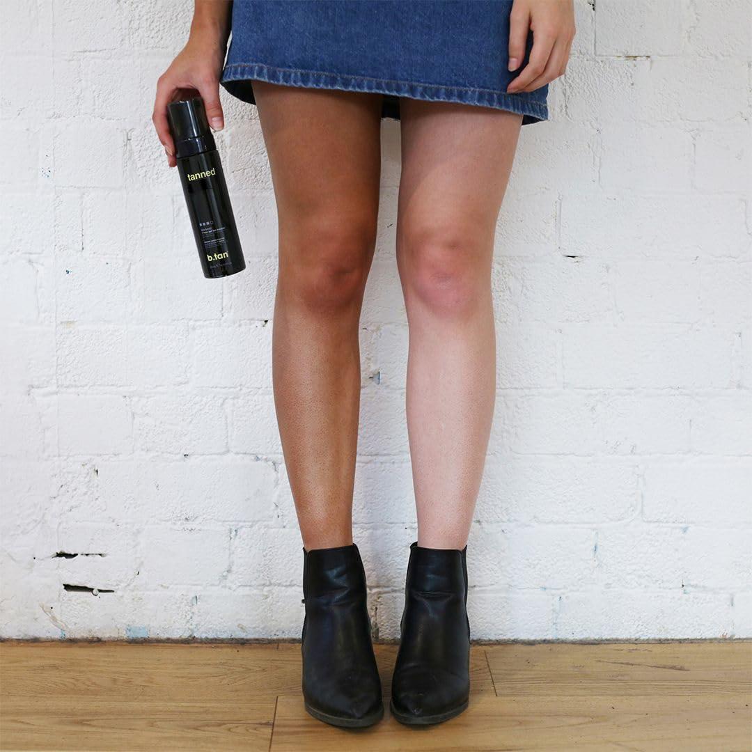 Kit de Autobronceado Oscuro b.tan con Guante Aplicador 1 Hora