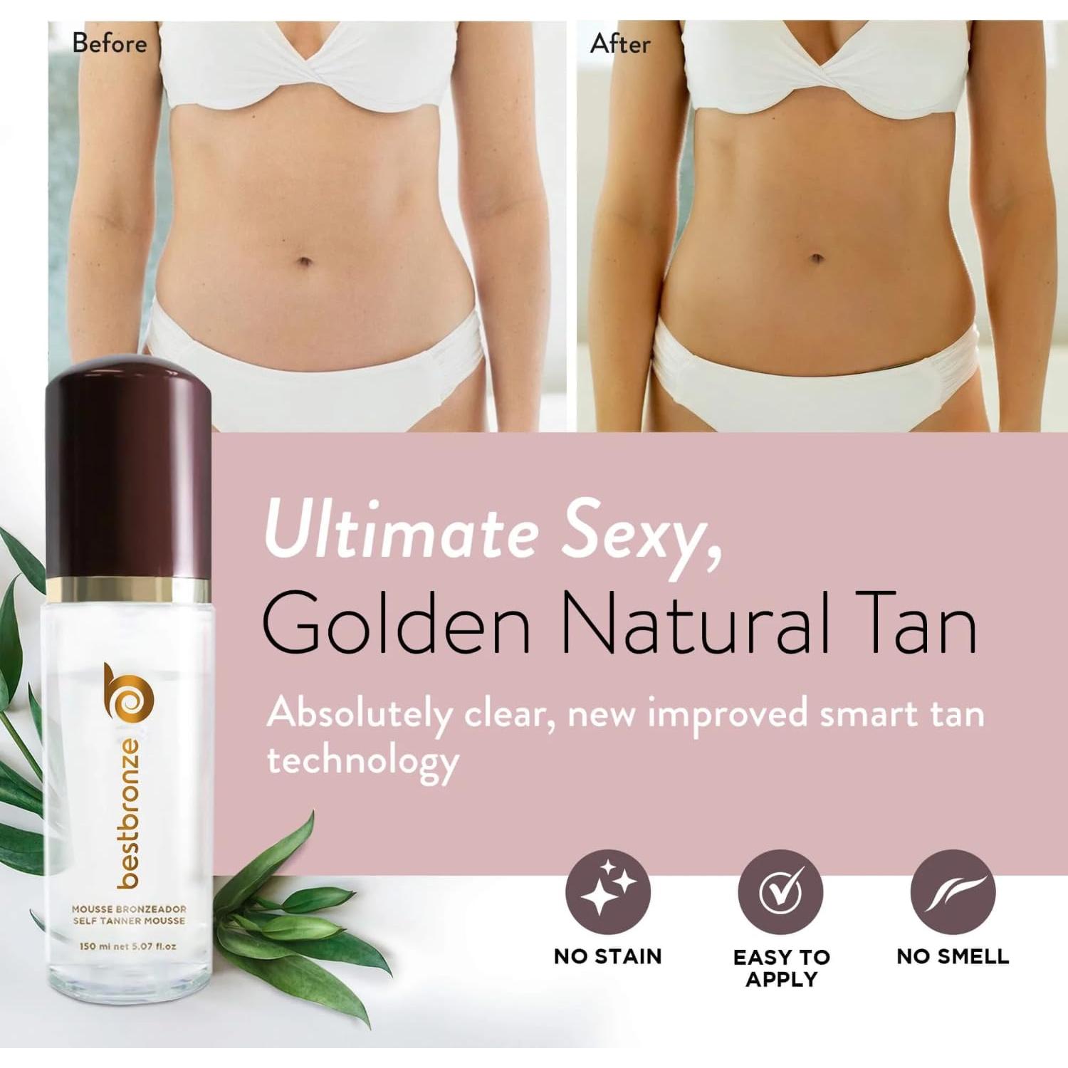 Espuma Autobronceadora Vegana Clara 150 ml - Mejor Bronceado