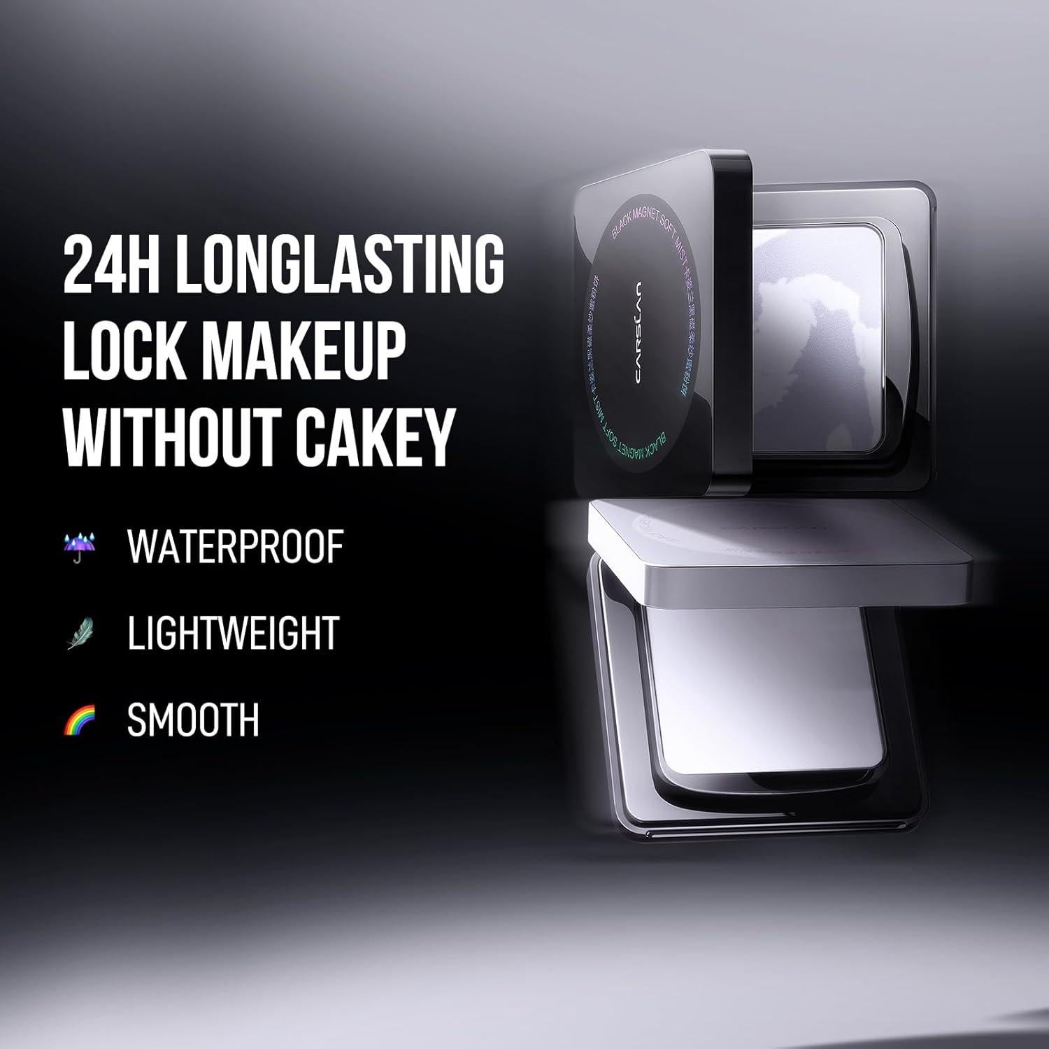 Combo Maquillaje CARSLAN Polvo Compacto + Spray Fijador 24H