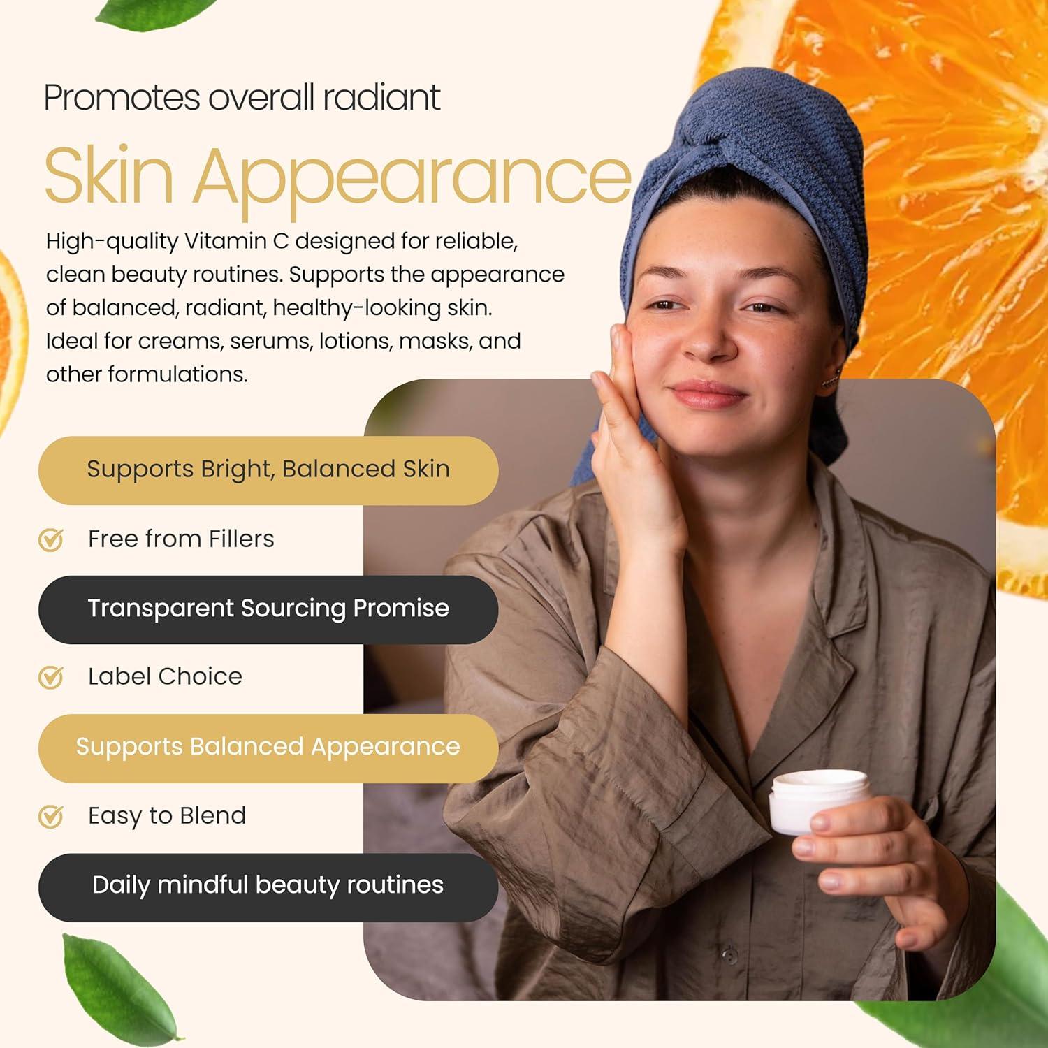 Polvo de Vitamina C Orgánica Talsen 113 g - Antioxidante DIY