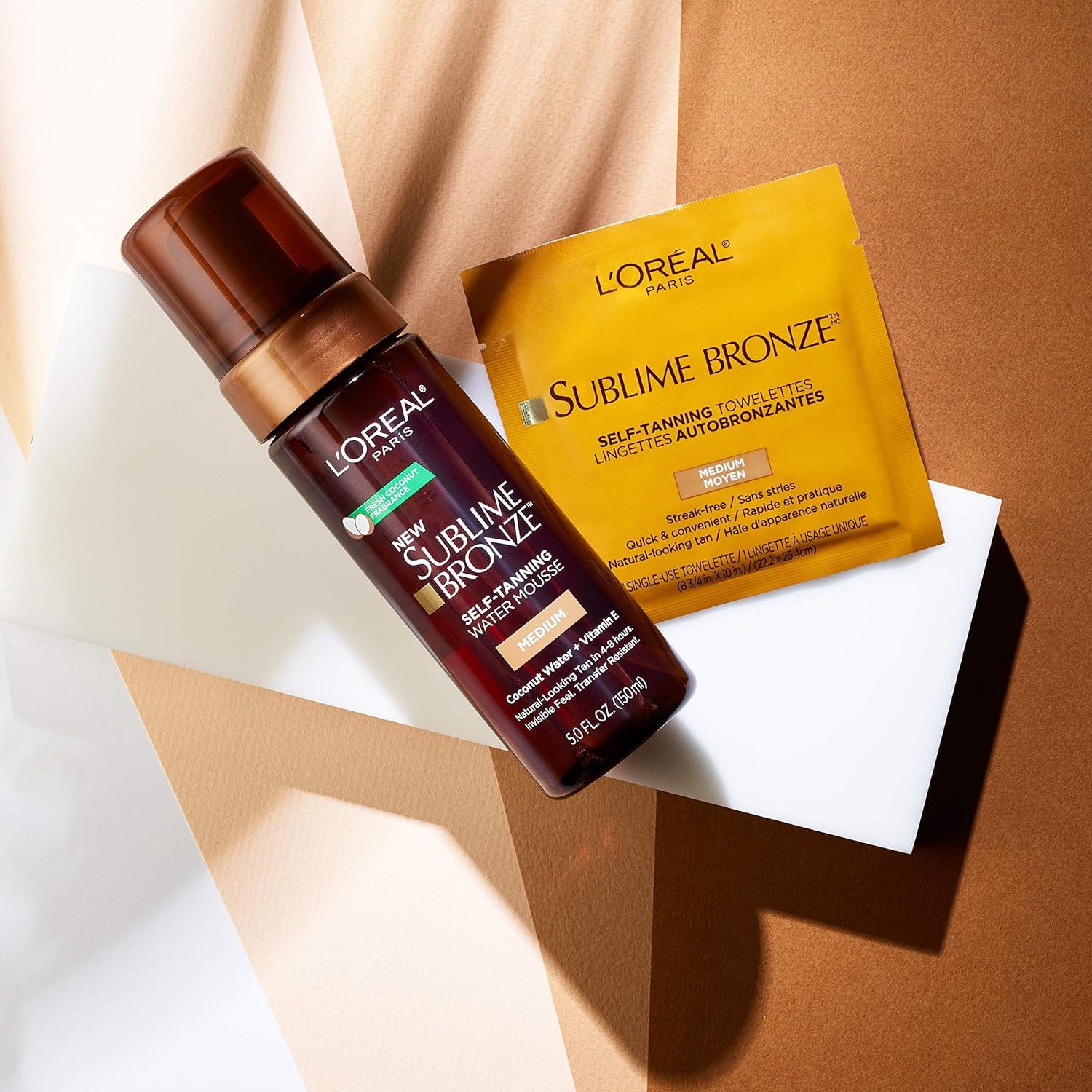 Toallitas Autobronceadoras L'Oreal Paris Sublime Bronze 6 Unidades