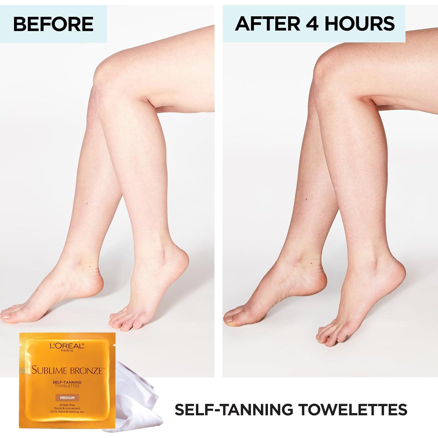 Toallitas Autobronceadoras L'Oreal Paris Sublime Bronze 6 Unidades