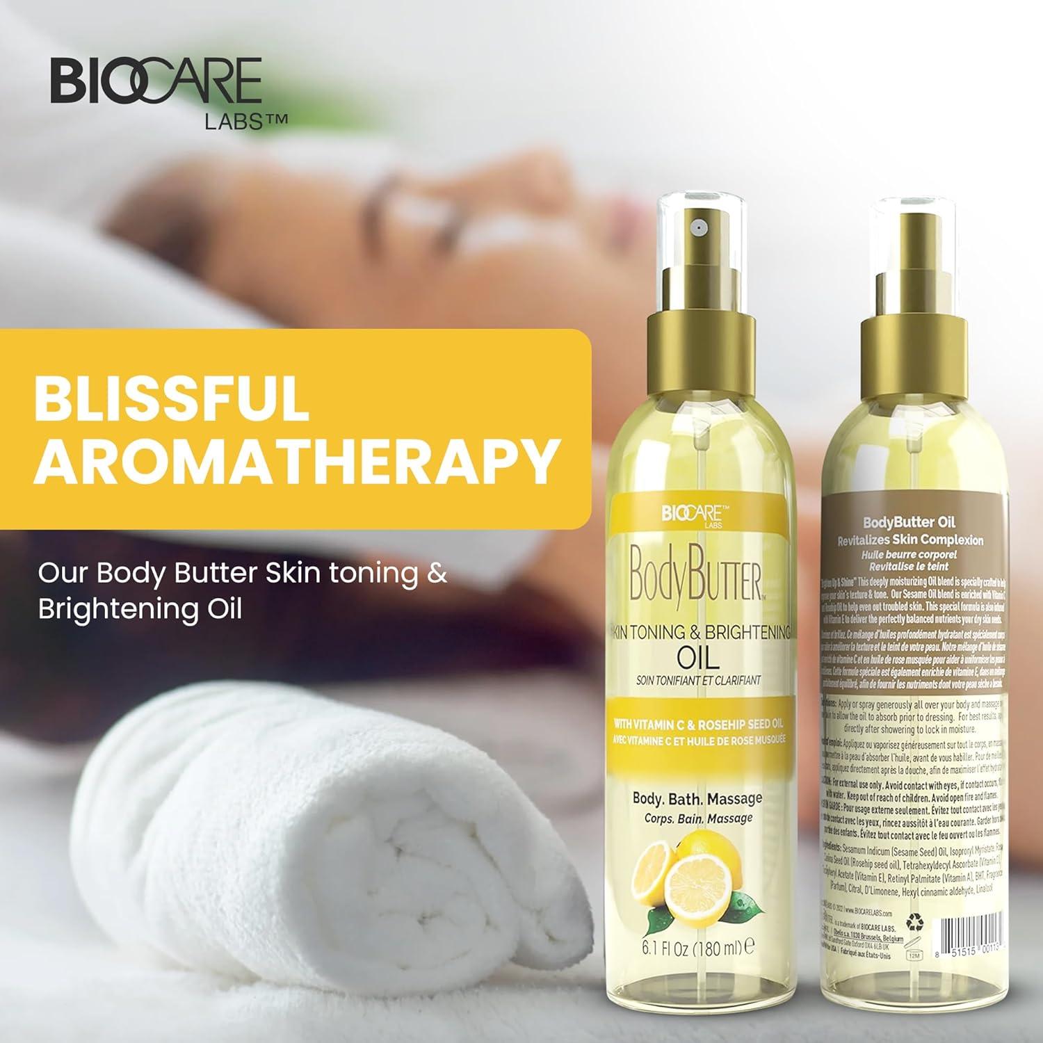 Aceite Corporal Biocare 170g - Hidratante con Vitamina C y Rosa Mosqueta