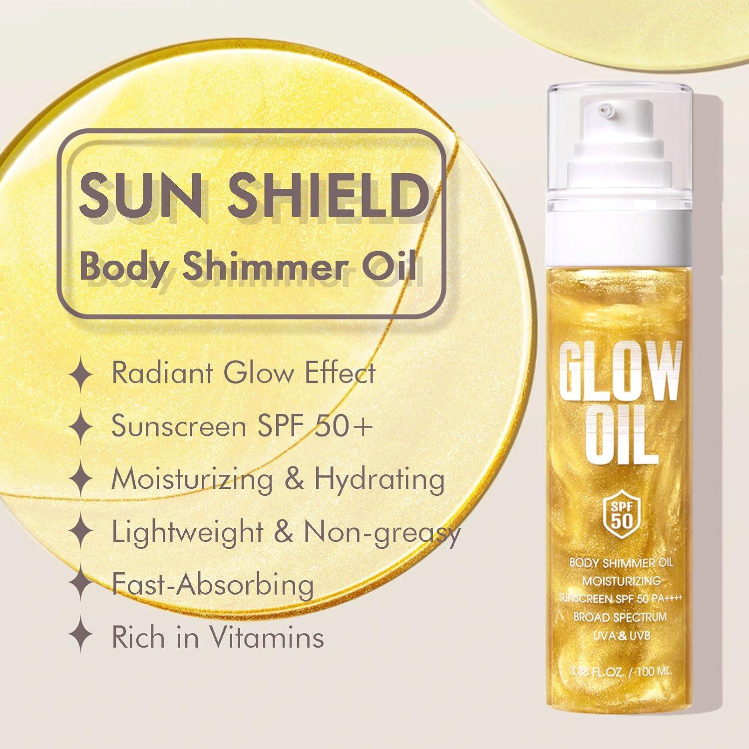 Aceite Brillante Corporal FIVEFULU SPF 50 Hidratante 100 ml