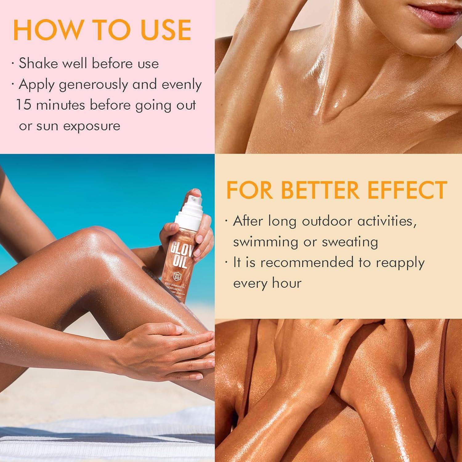 Aceite Brillante Corporal FIVEFULU SPF 50 Hidratante 100 ml