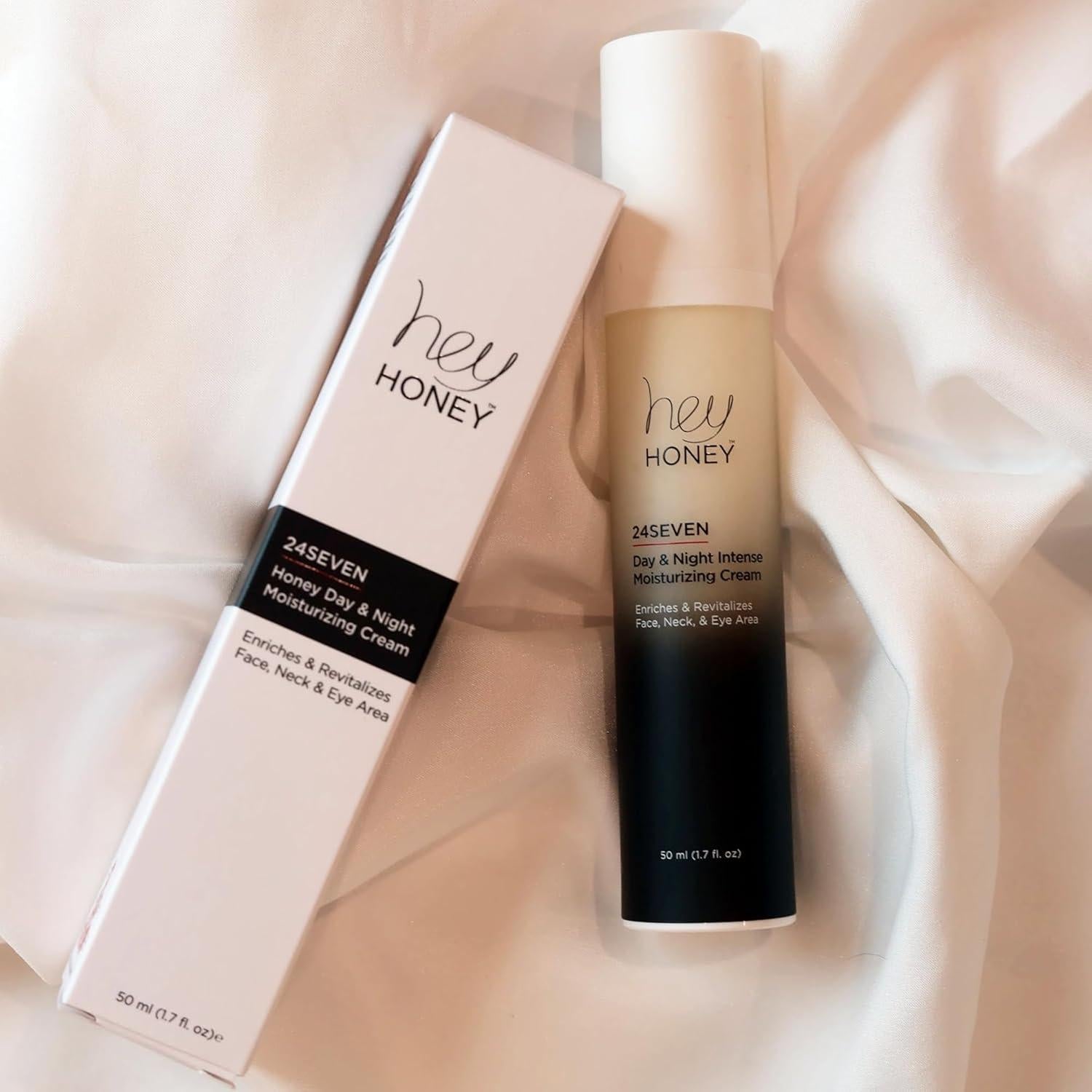 Crema Hidratante 24Seven Hey Honey Anti-Envejecimiento 48g