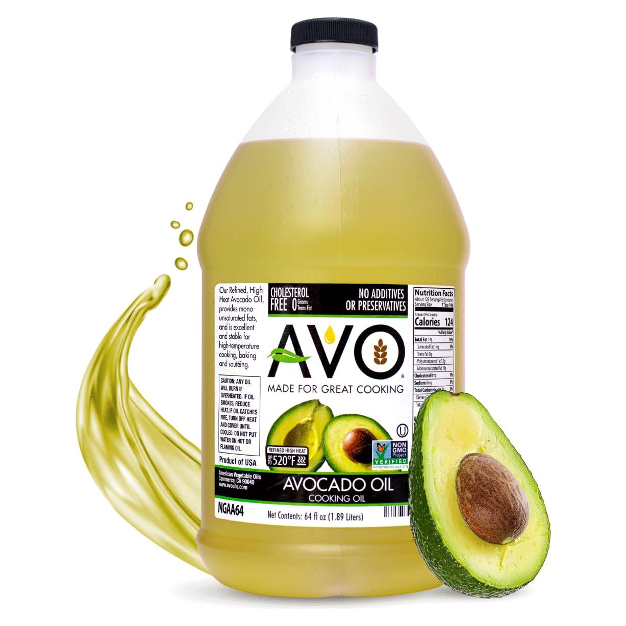 Aceite de Aguacate AVO No OGM 1.89 L Sin Conservantes