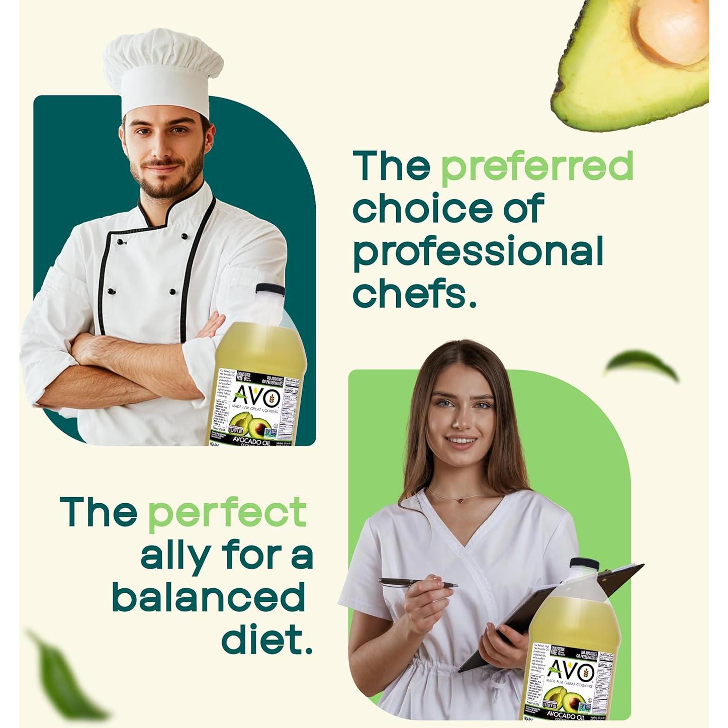 Aceite de Aguacate AVO No OGM 1.89 L Sin Conservantes