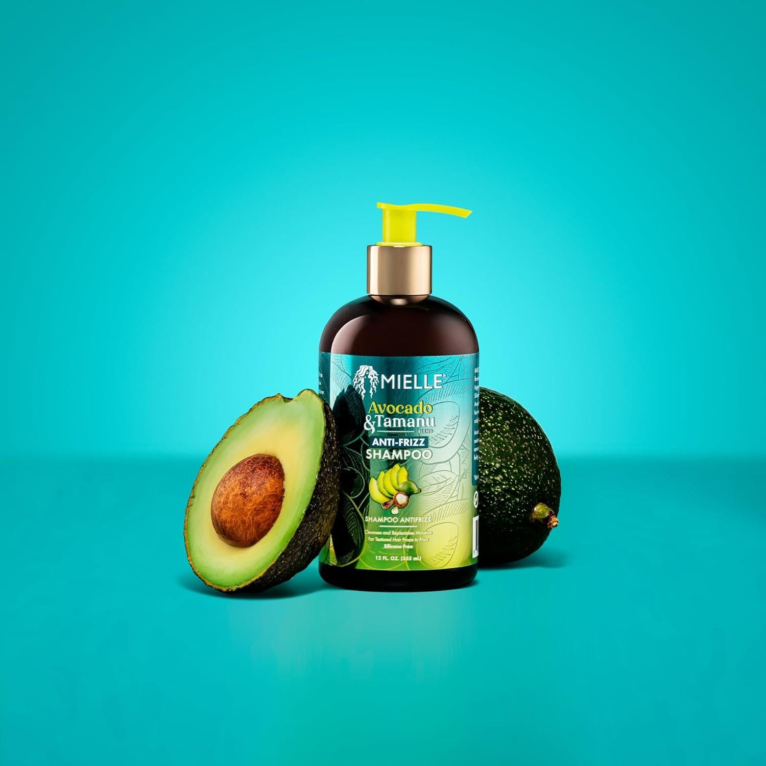 Champú Antifrizz Mielle Organics Aguacate y Tamanu 340g