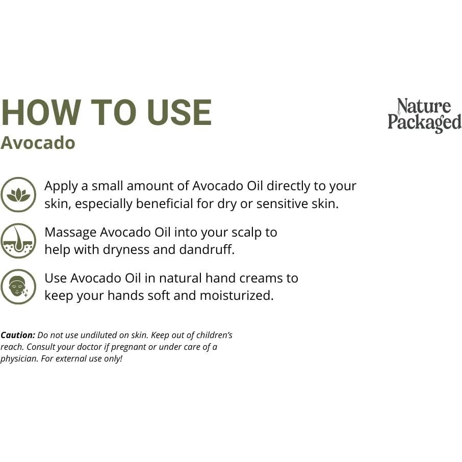 Aceite de Aguacate EIR Oils 100% Puro 530g Prensado en Frío