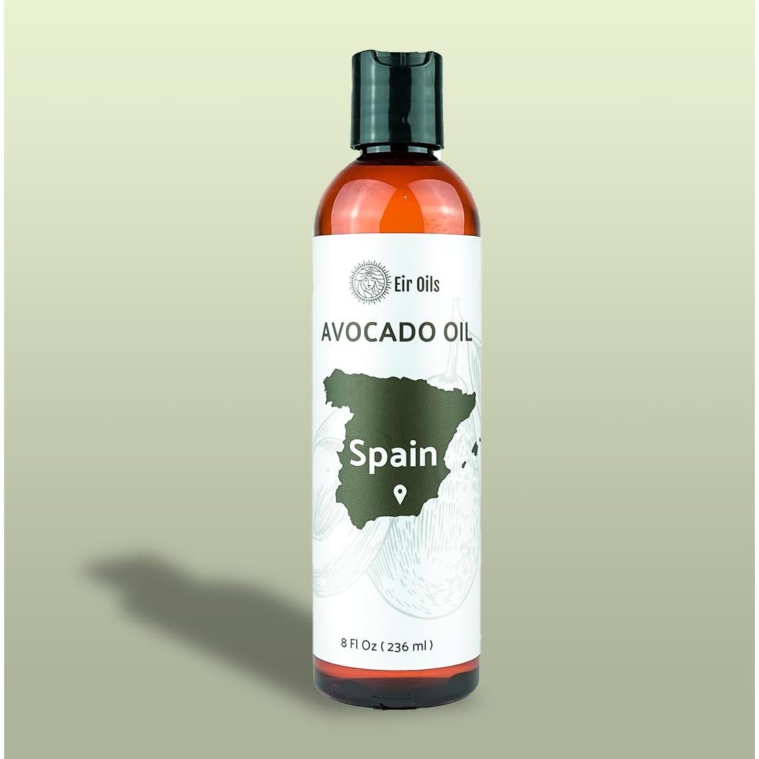 Aceite de Aguacate EIR Oils 100% Puro 530g Prensado en Frío