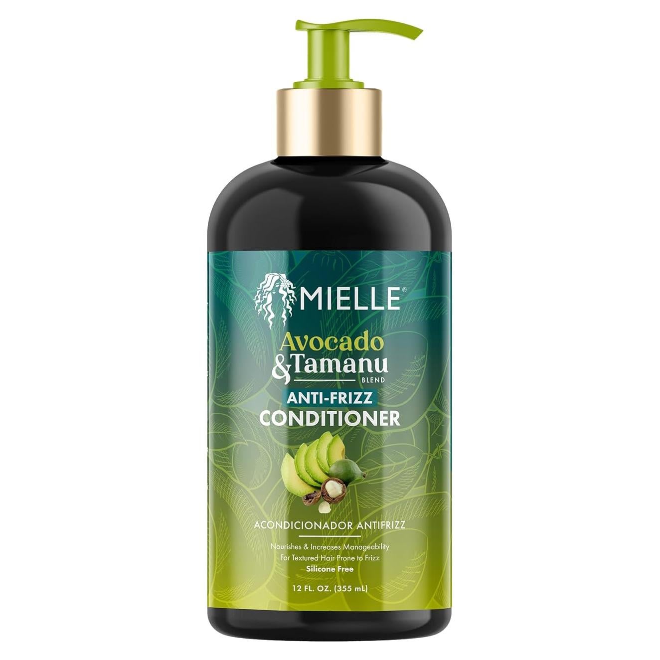 Acondicionador Antifrizz Mielle Organics 340g - Aguacate y Tamanu
