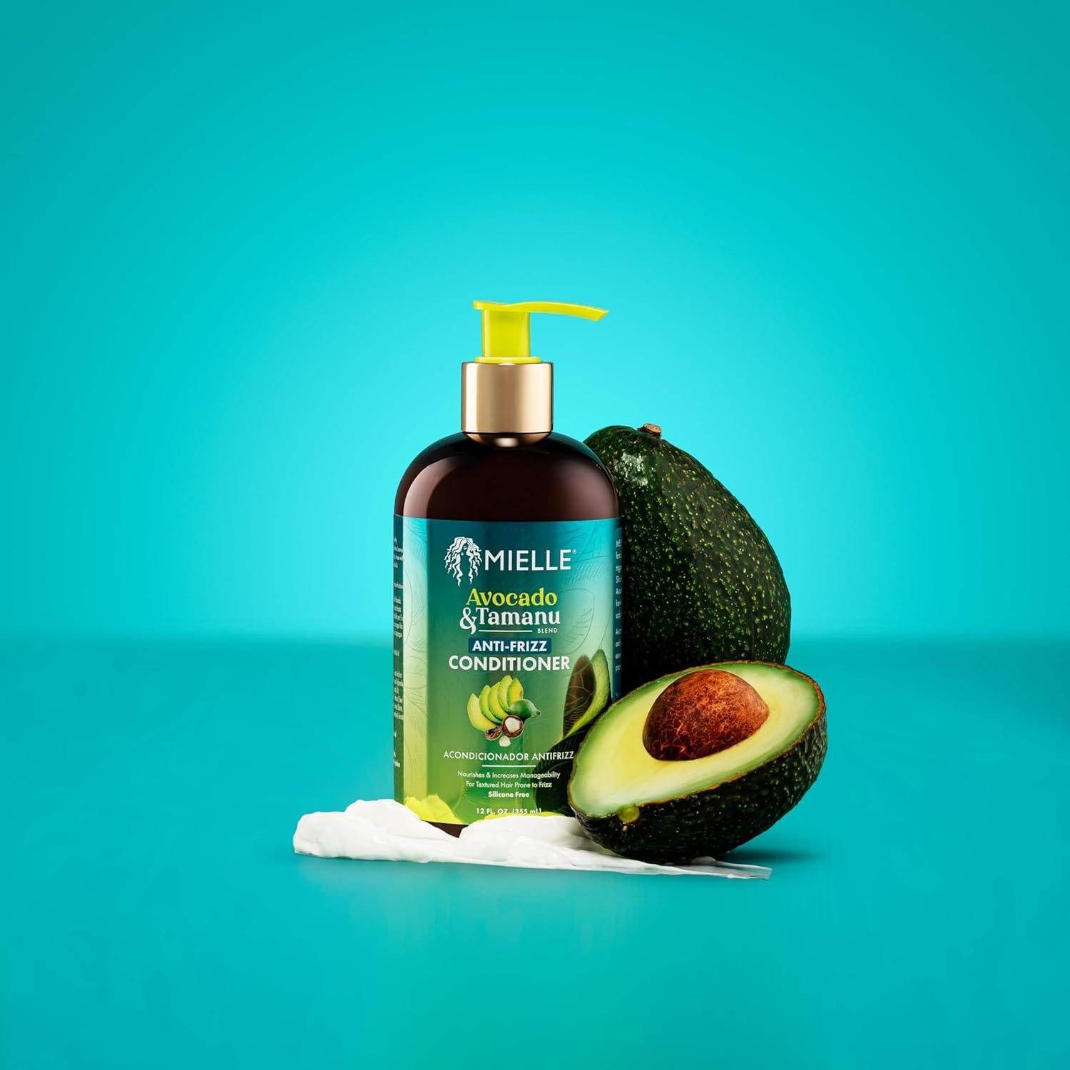 Acondicionador Antifrizz Mielle Organics 340g - Aguacate y Tamanu