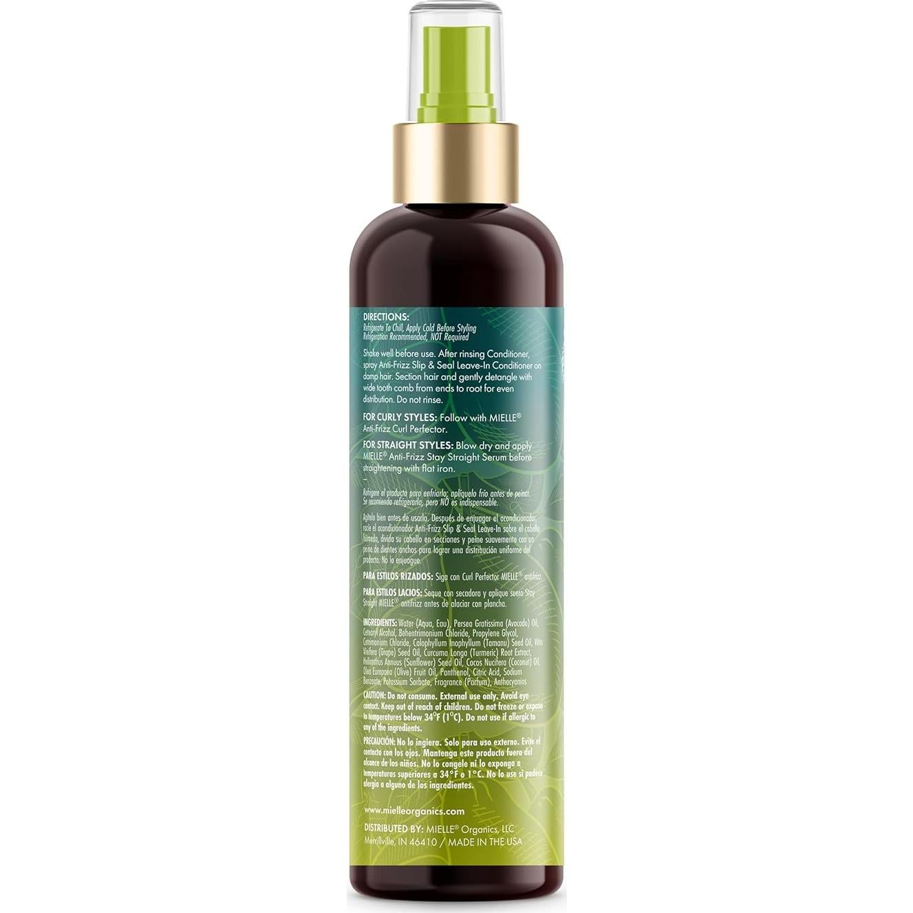 Acondicionador Leave In Mielle Organics Aguacate 226.8 g - Anti Frizz