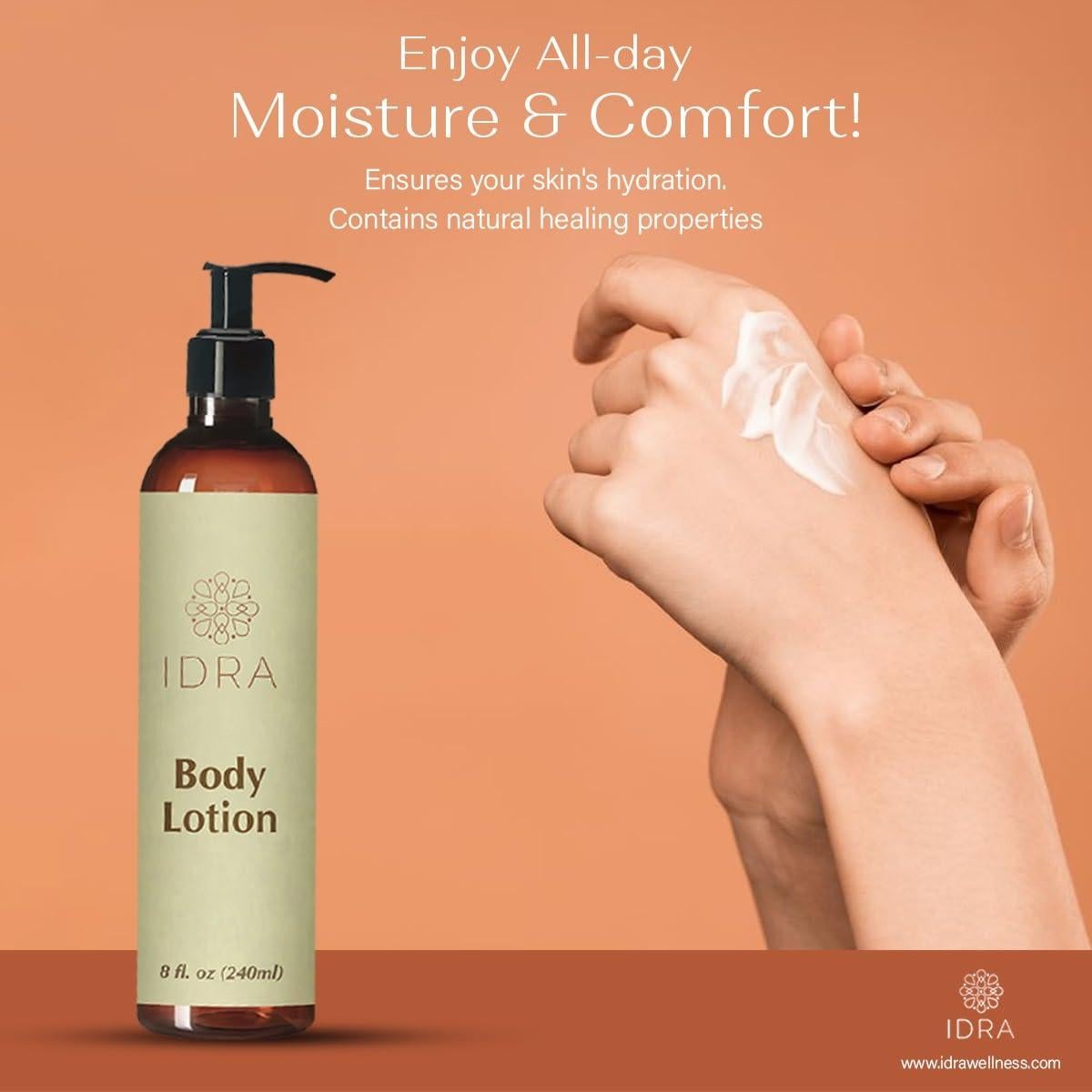 Loción Corporal IDRA con Aloe Vera 240 ml Hidratación Profunda